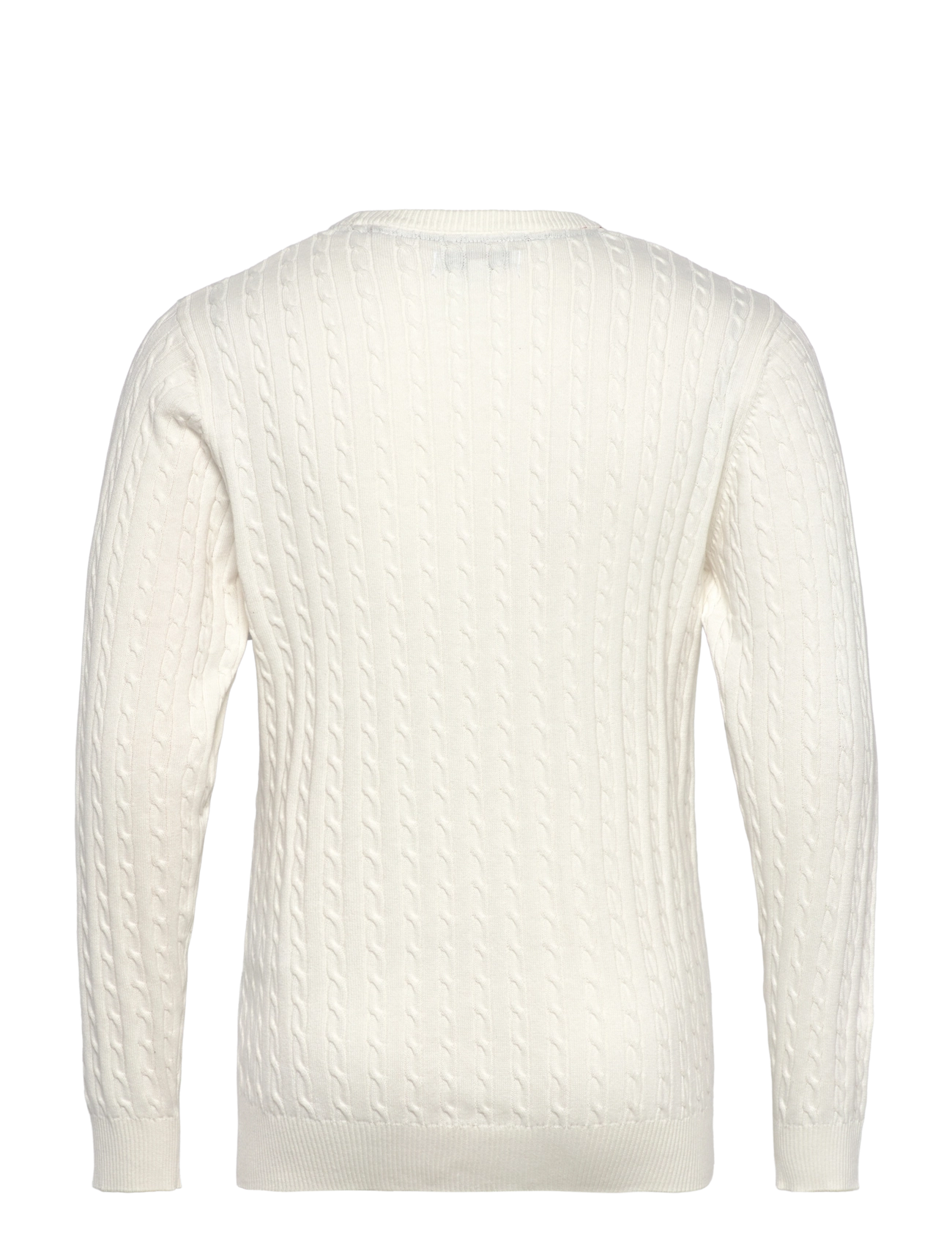 U.S. Polo Assn. - MADS REG COT USPA M KNIT - Ümmarguse kaelusega kudumid - cloud dancer - 1