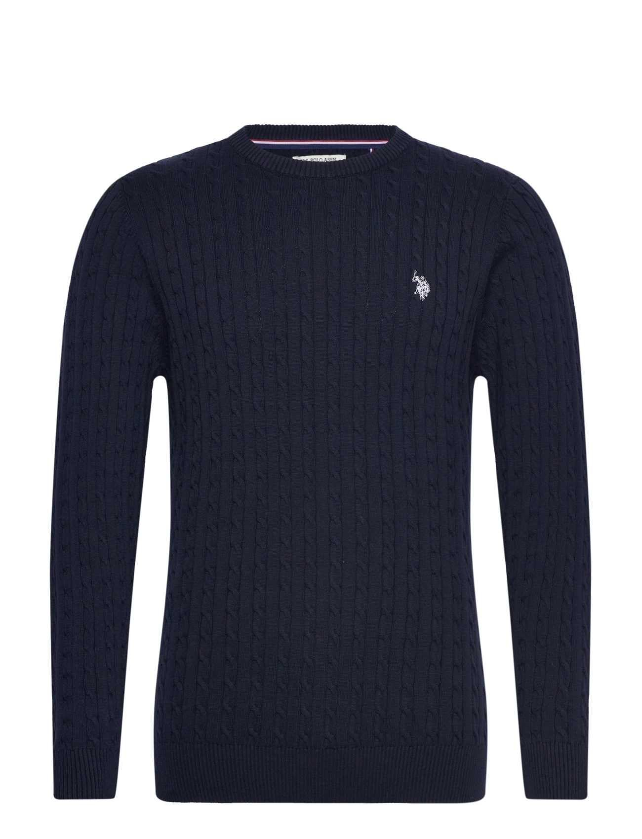 U.S. Polo Assn. MADS REG COT USPA M KNIT - Strickmode - DARK SAPPHIRE / navy