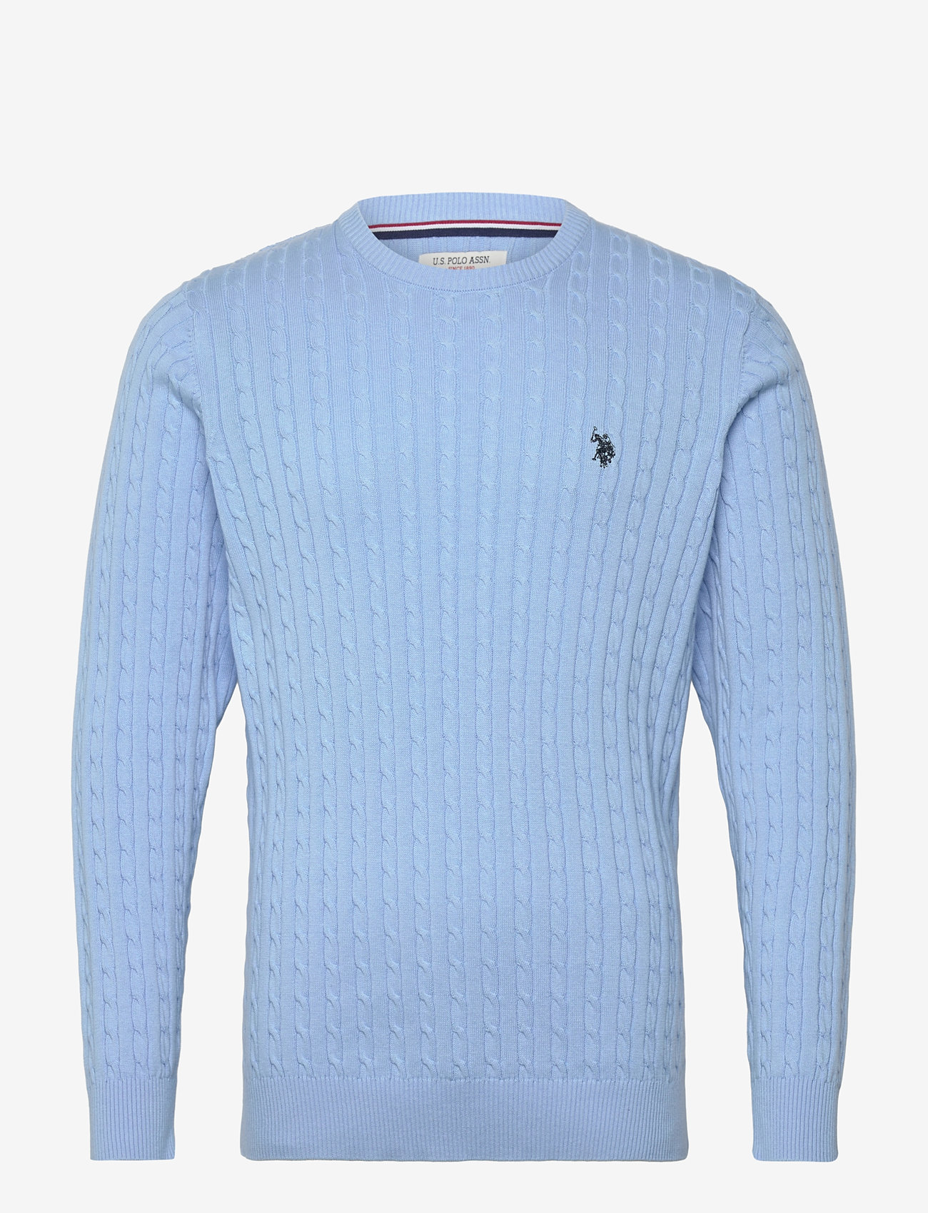 U.S. Polo Assn. - MADS REG COT USPA M KNIT - rundhals - placid blue - 0