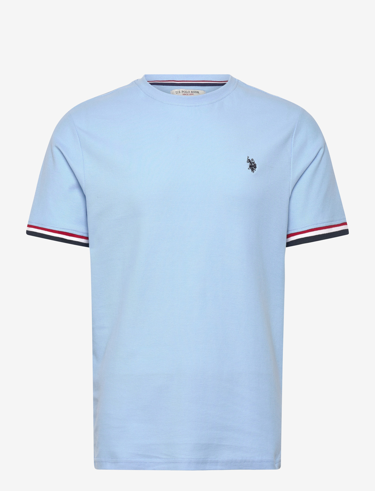 U.S. Polo Assn. - NILS COM PI USPA M TEE - short-sleeved t-shirts - 15-3920tcx placid blue - 0