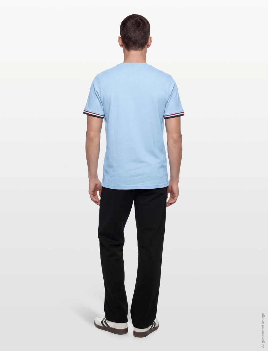 U.S. Polo Assn. - NILS COM PI USPA M TEE - kurzärmelig - 15-3920tcx placid blue - 4