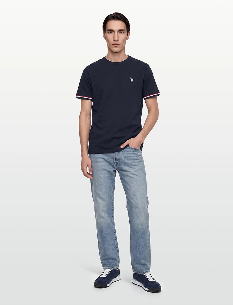 U.S. Polo Assn. - NILS COM PI USPA M TEE - kurzärmelig - dark sapphire - 0