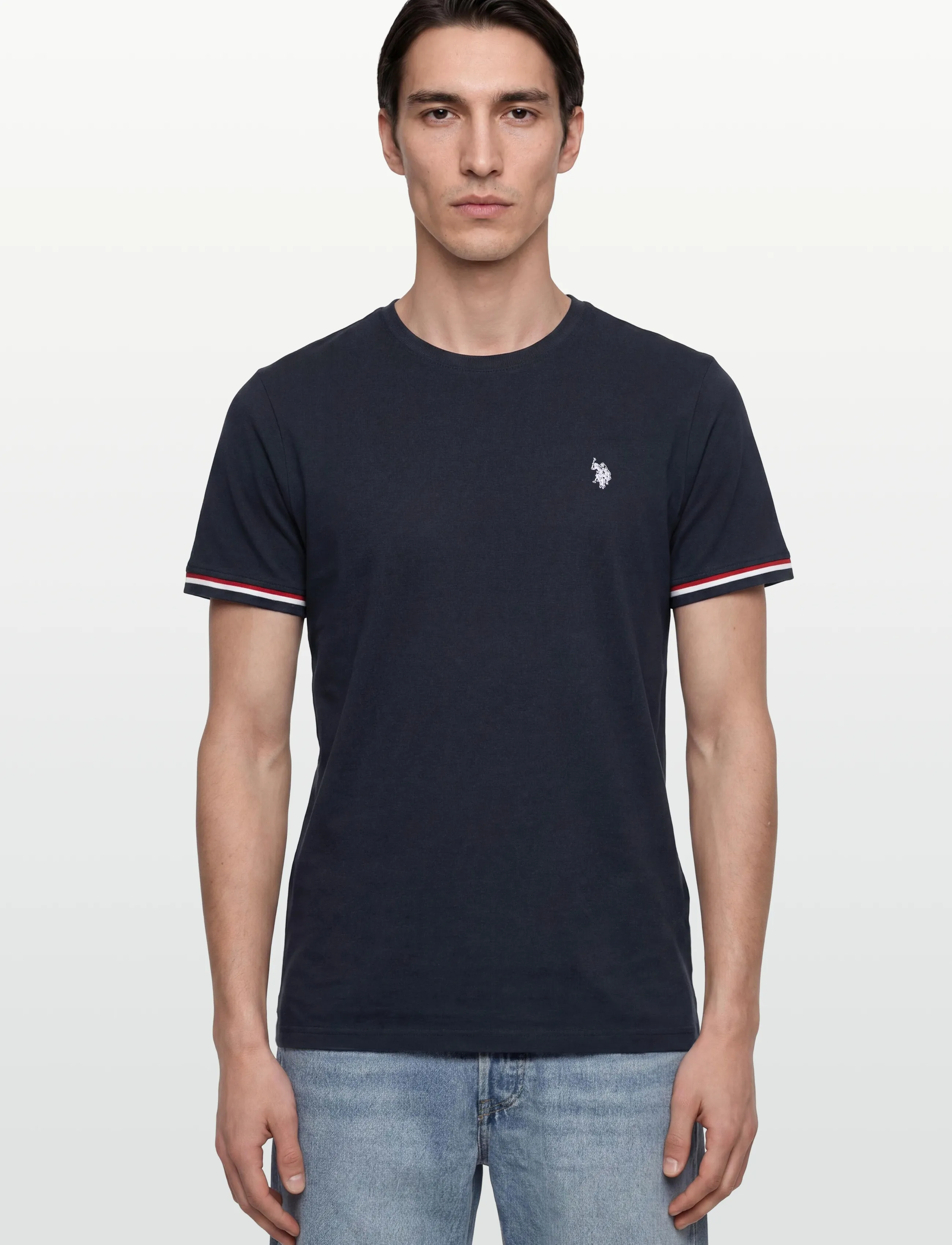 U.S. Polo Assn. - NILS COM PI USPA M TEE - lühikeste varrukatega t-särgid - dark sapphire - 3