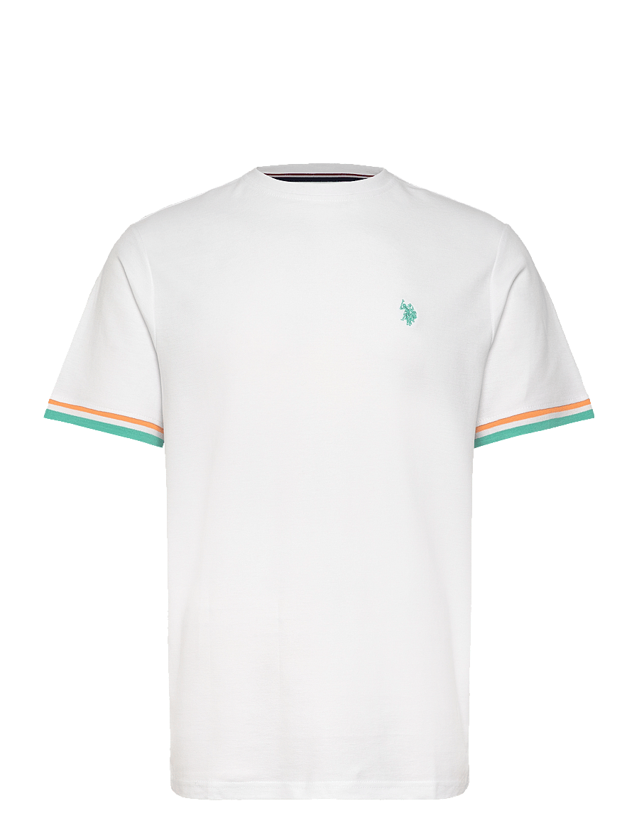U.S. Polo Assn. - NILS COM PI USPA M TEE - lyhythihaiset - white - 0