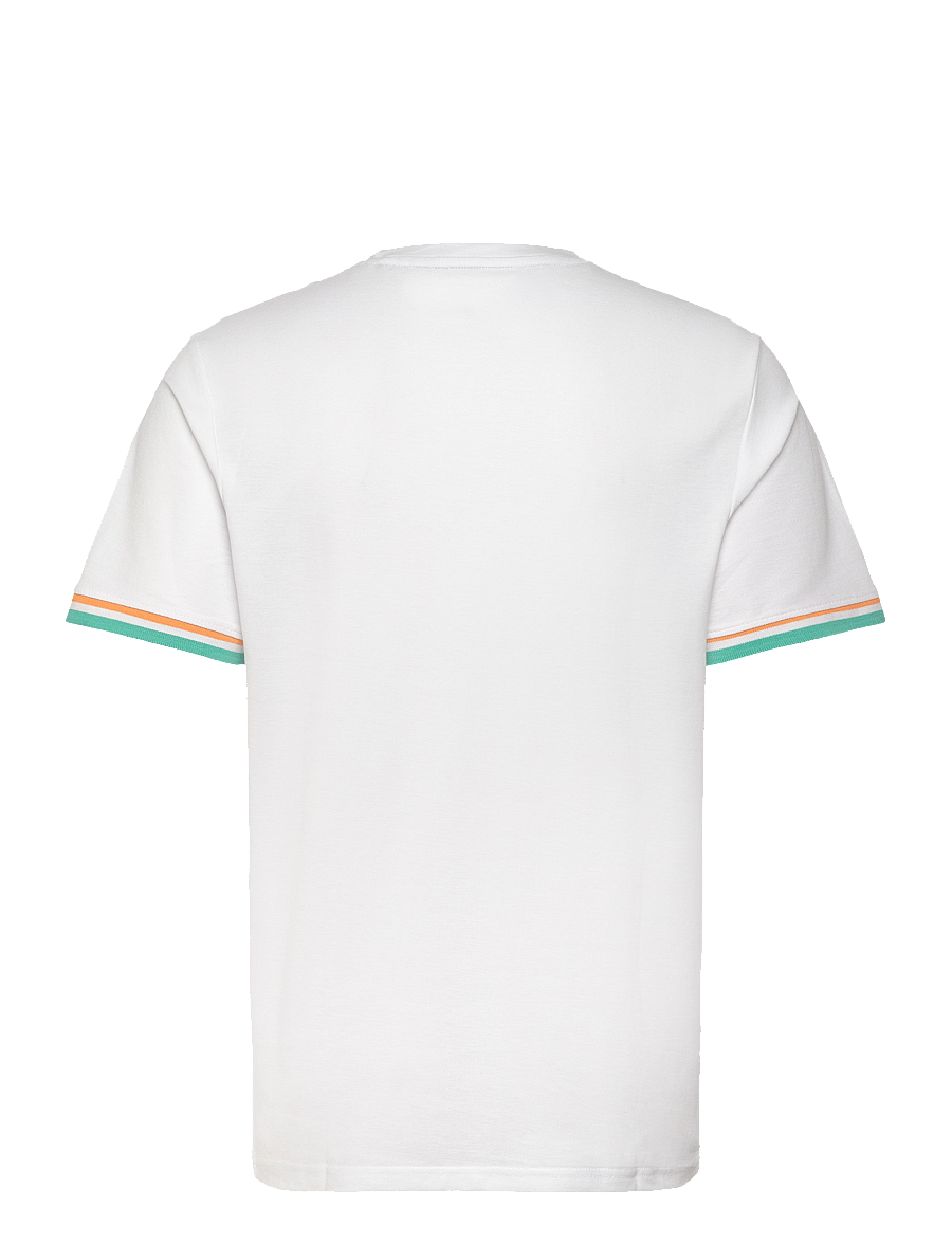 U.S. Polo Assn. - NILS COM PI USPA M TEE - lyhythihaiset - white - 1