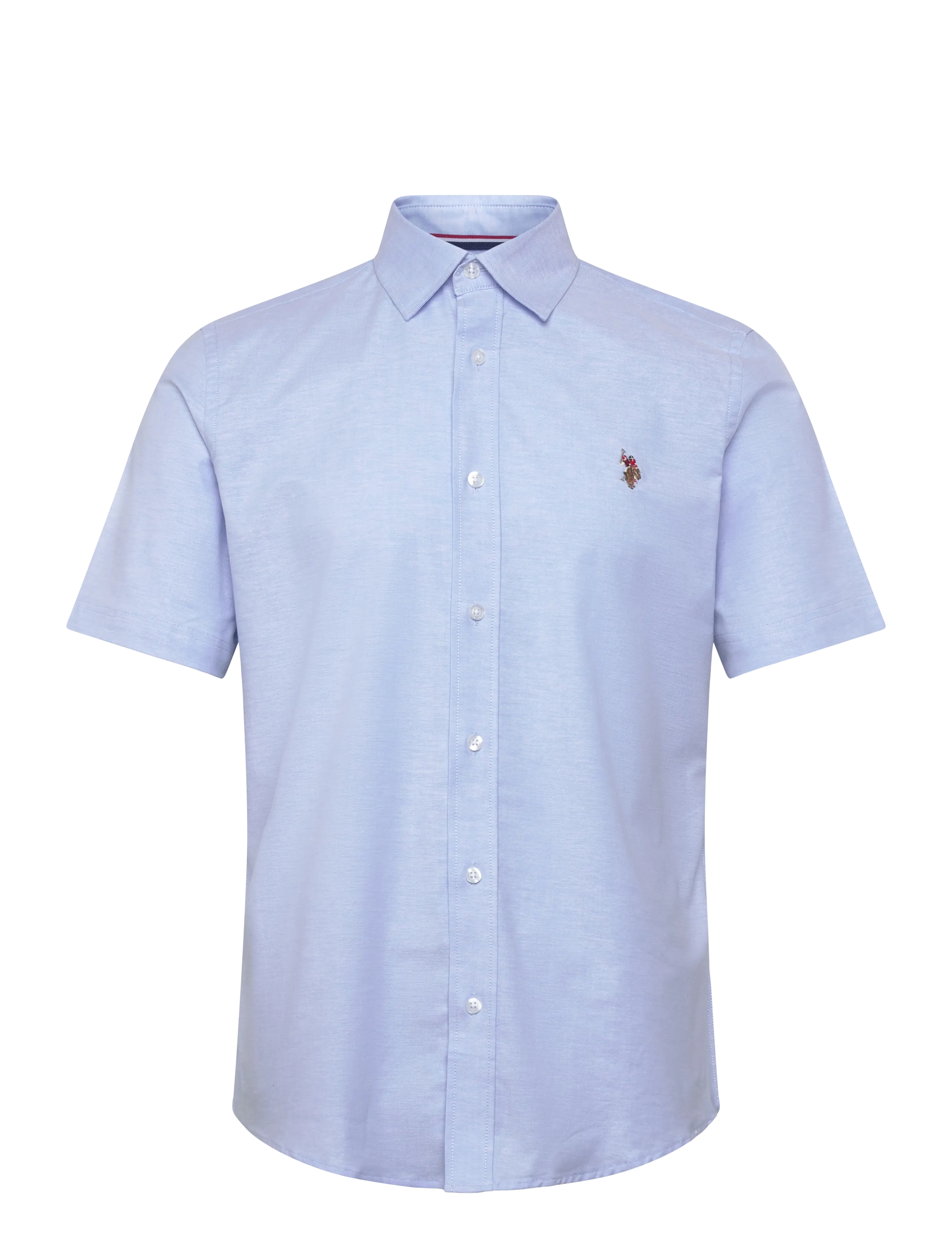 U.S. Polo Assn. NATAN REG SF USPA M SHIRT - Short-sleeved shirts - LIGHT BLUE / blue