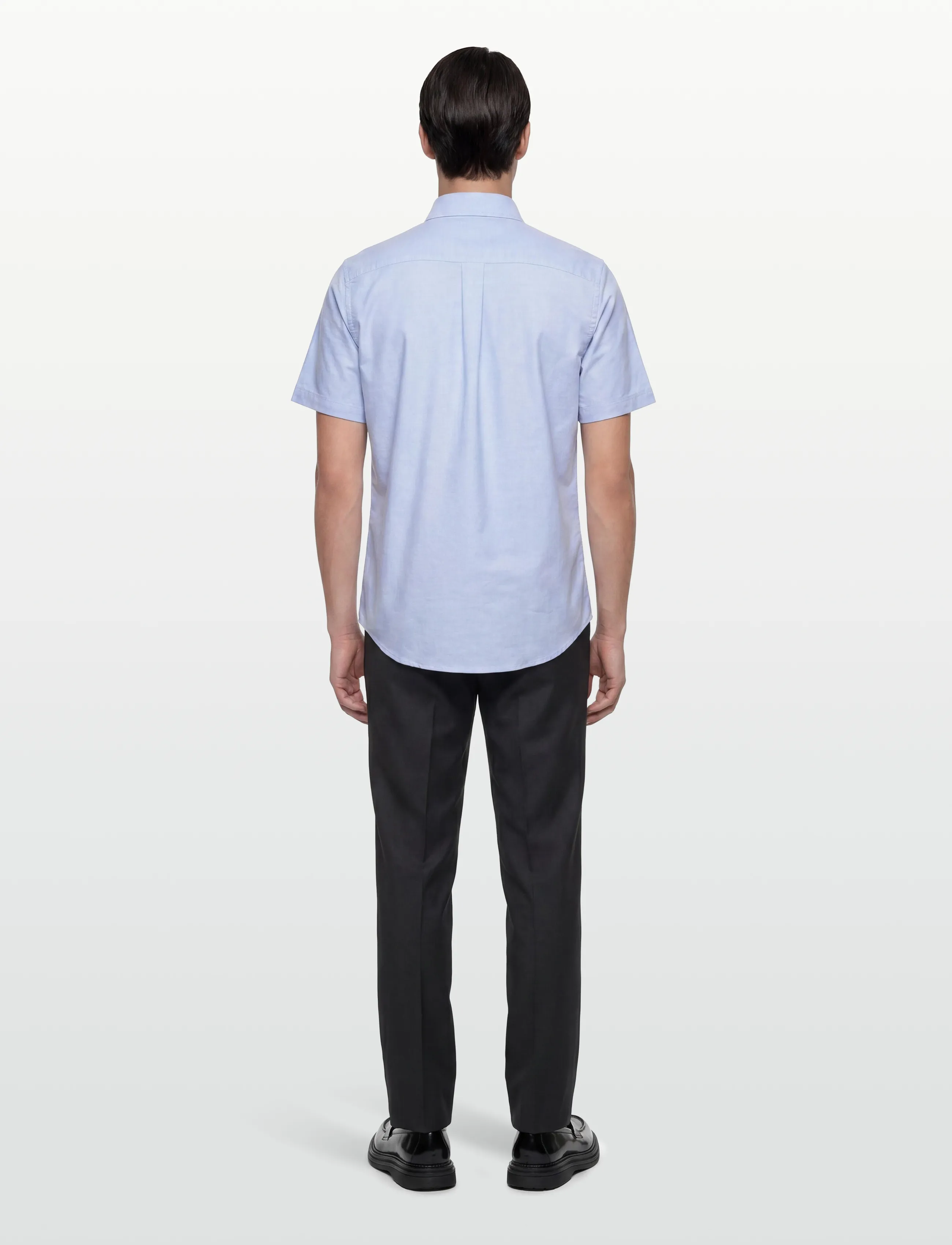 U.S. Polo Assn. - NATAN REG SF USPA M SHIRT - kortærmede skjorter - light blue - 4