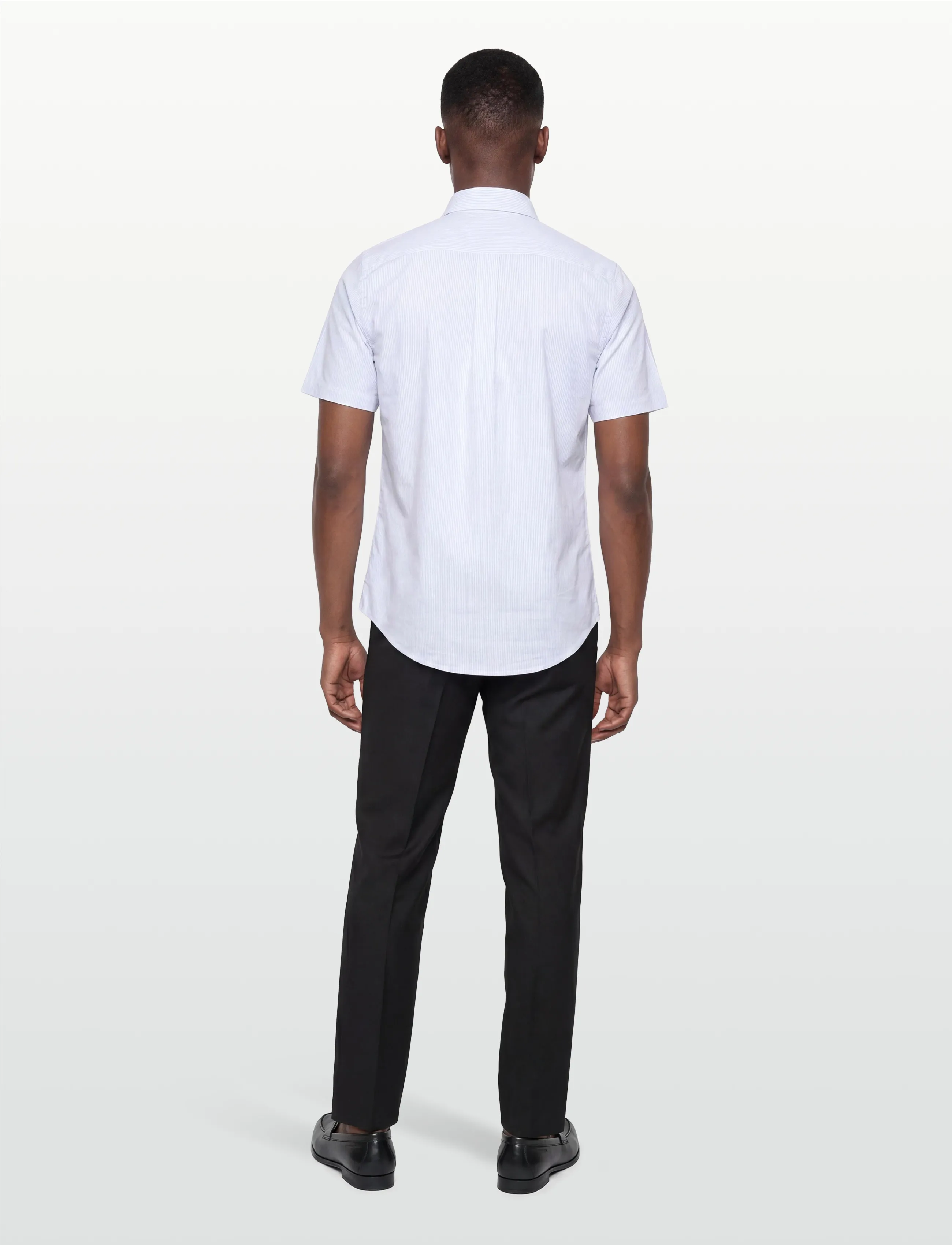 U.S. Polo Assn. - NATAN REG SF USPA M SHIRT - kortærmede skjorter - lt.blue stripe - 4