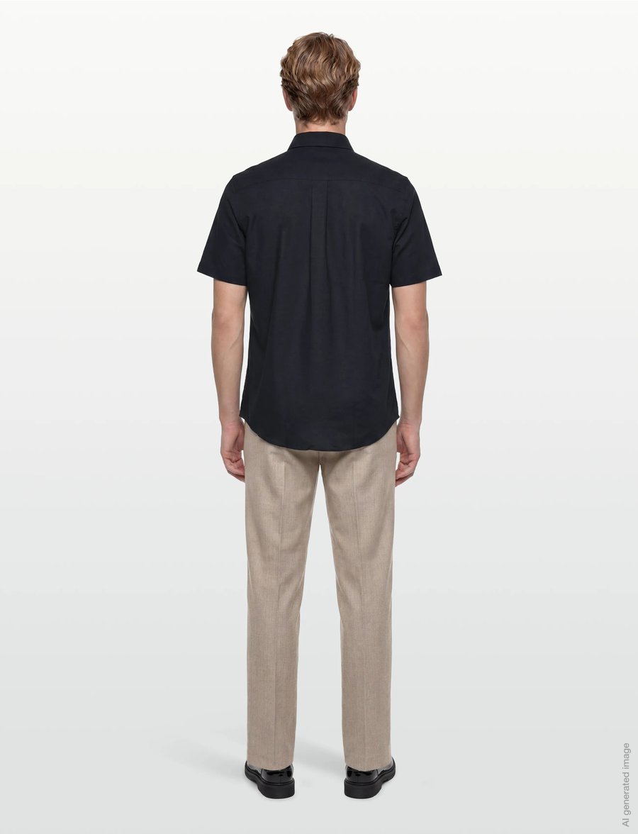 U.S. Polo Assn. - NATAN REG SF USPA M SHIRT - chemises à manches courtes - navy mix - 4