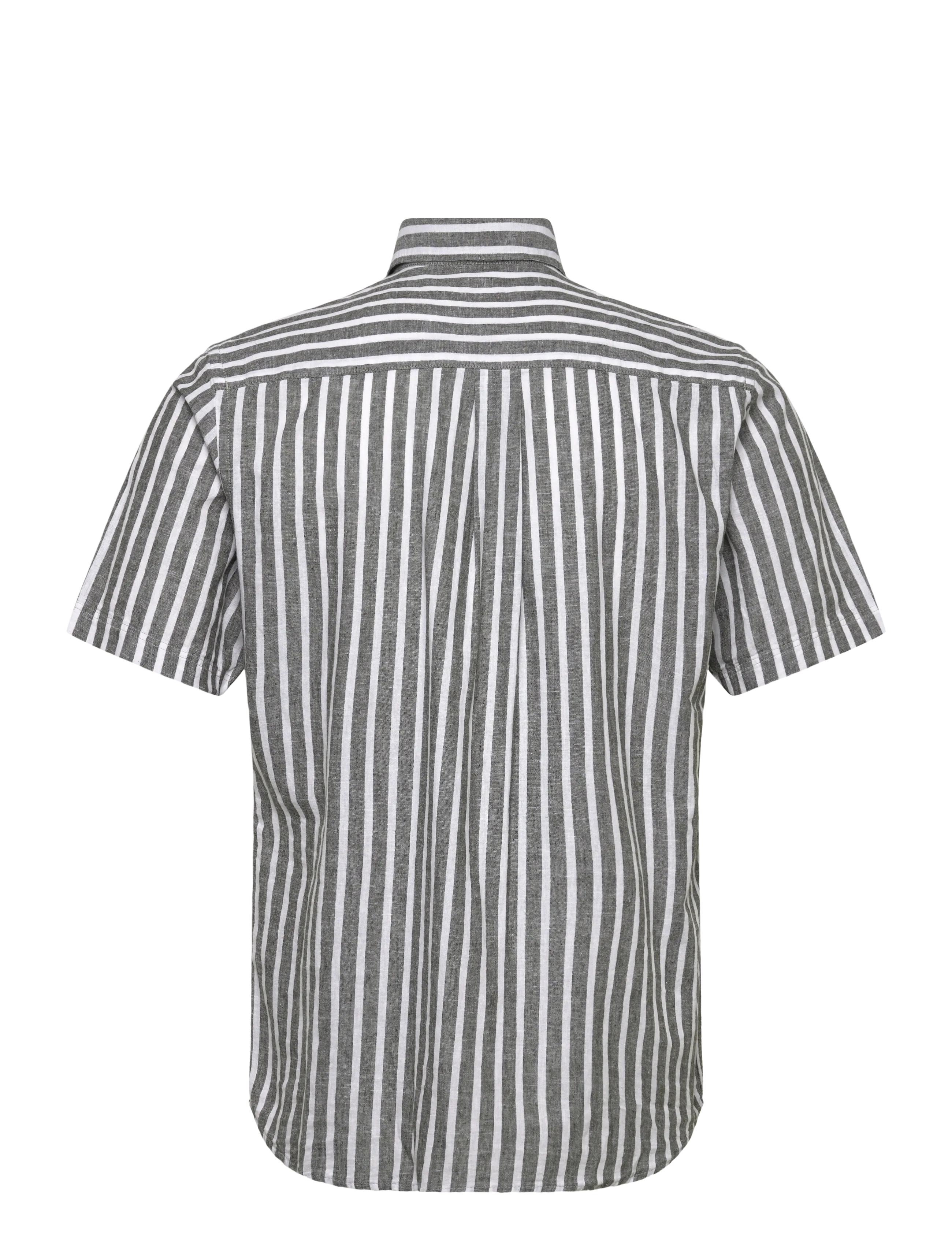 U.S. Polo Assn. - MARLI REG COT LI USPA M SHIRT - pellavakauluspaidat - 19-0414tcx forest night - 2