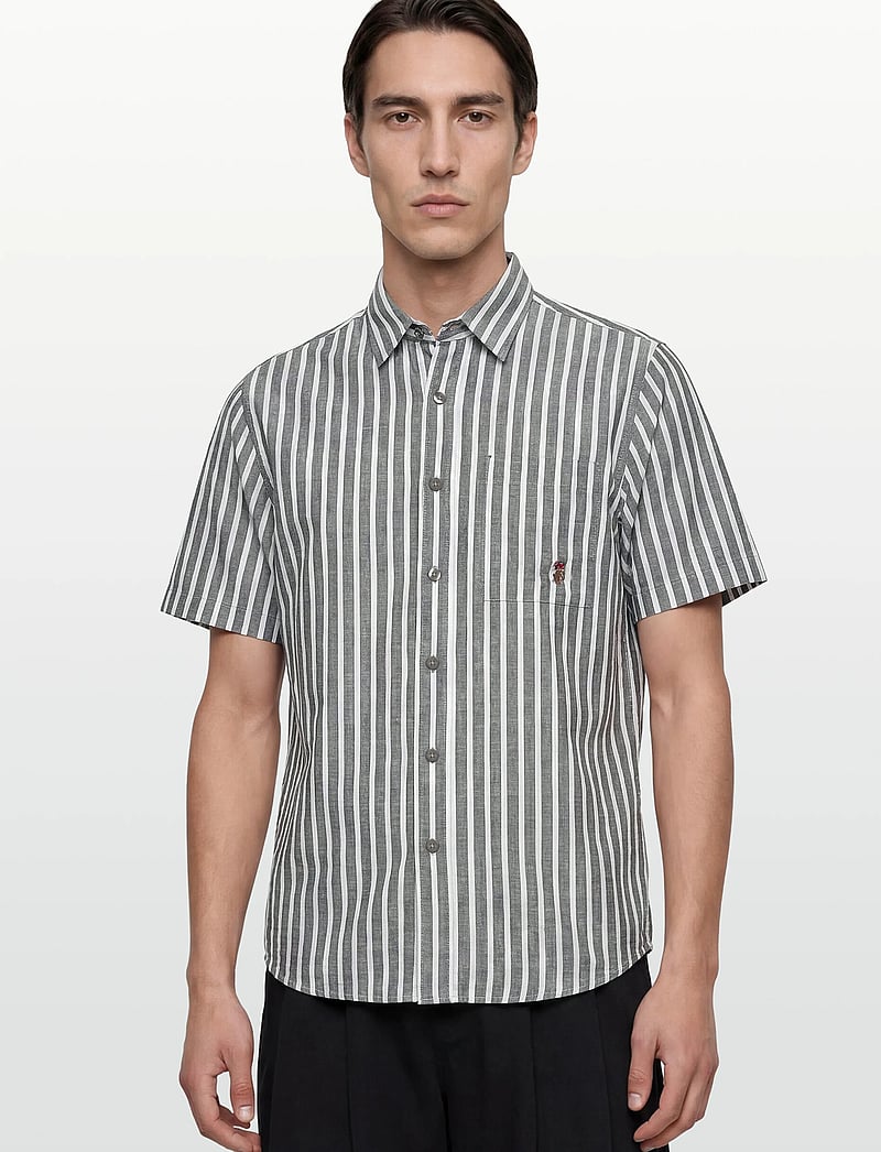 U.S. Polo Assn. - MARLI REG COT LI USPA M SHIRT - leinenhemden - 19-0414tcx forest night - 3