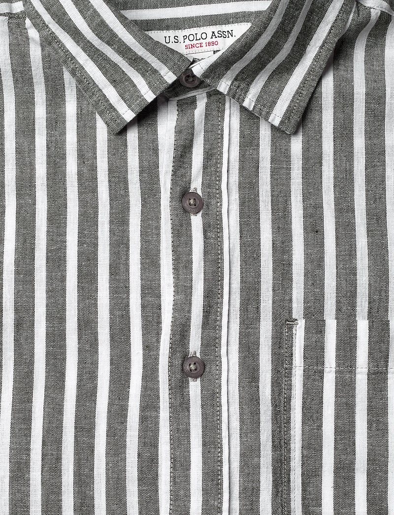 U.S. Polo Assn. - MARLI REG COT LI USPA M SHIRT - leinenhemden - 19-0414tcx forest night - 2