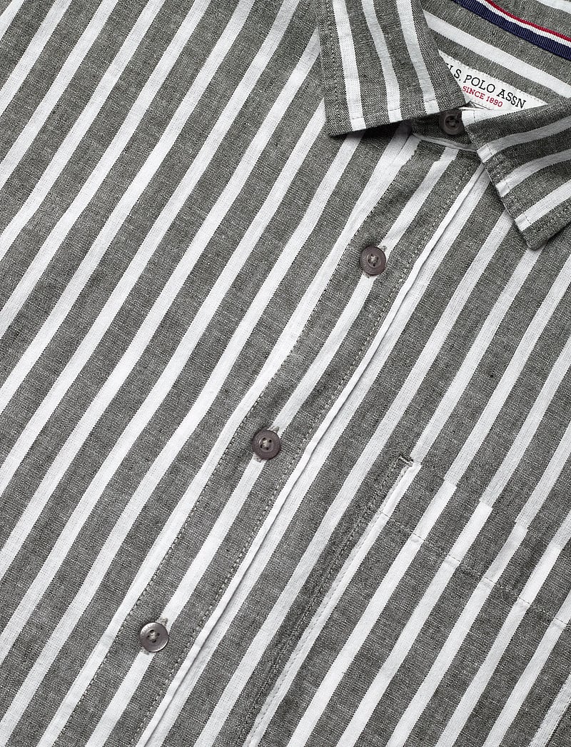 U.S. Polo Assn. - MARLI REG COT LI USPA M SHIRT - leinenhemden - 19-0414tcx forest night - 3