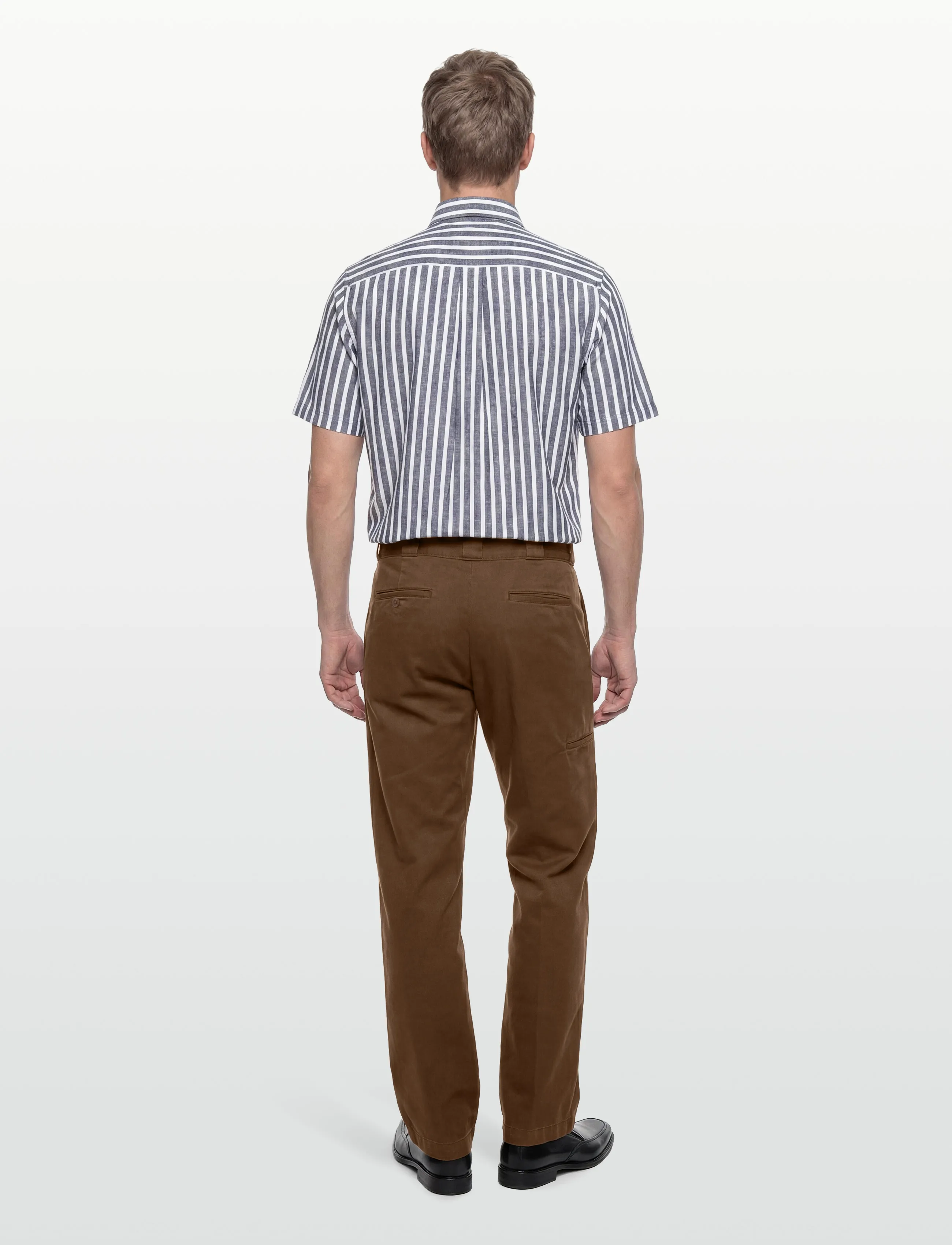 U.S. Polo Assn. - MARLI REG COT LI USPA M SHIRT - linen shirts - 19-4020tcx dark sapphire - 4