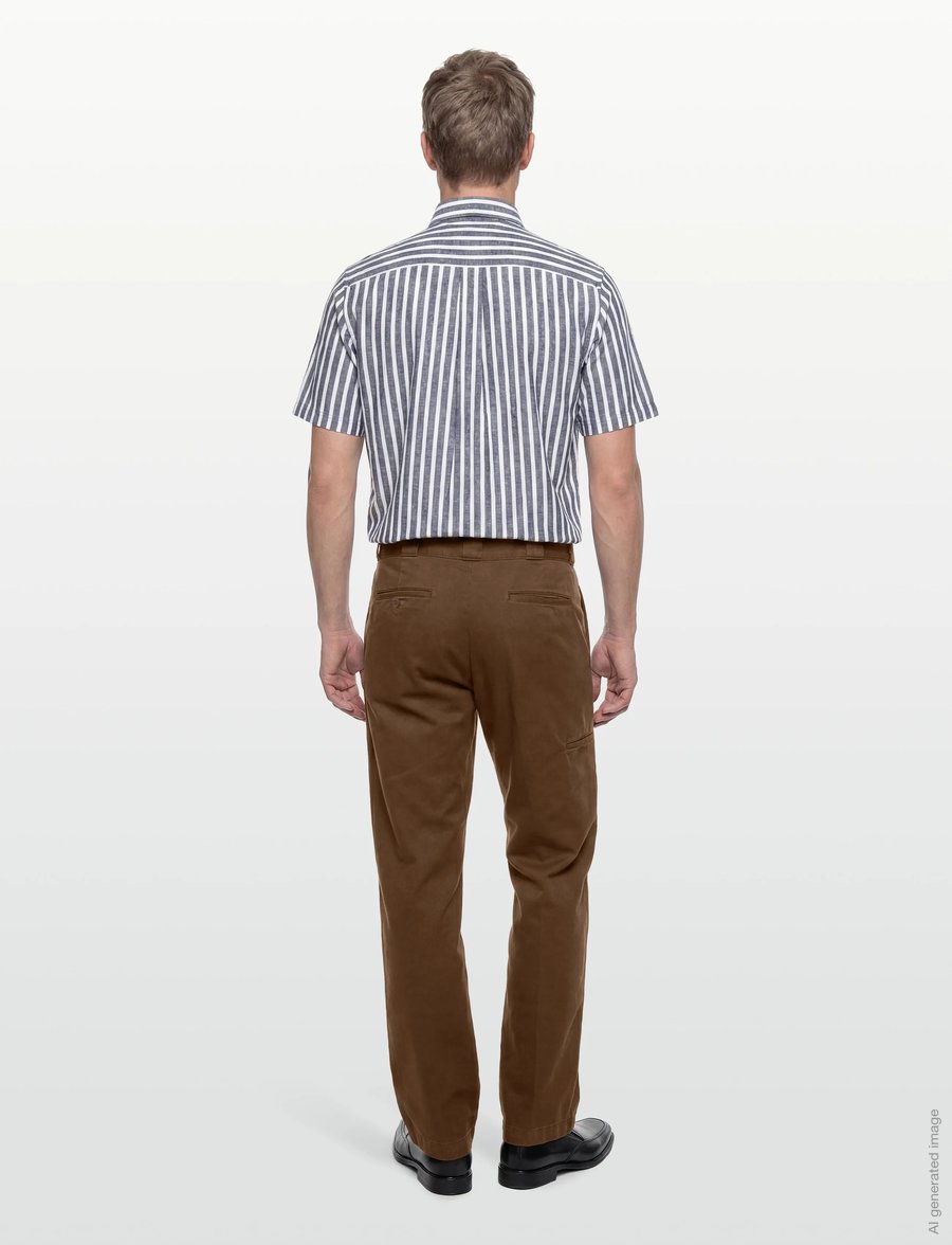 U.S. Polo Assn. - MARLI REG COT LI USPA M SHIRT - leinenhemden - 19-4020tcx dark sapphire - 4