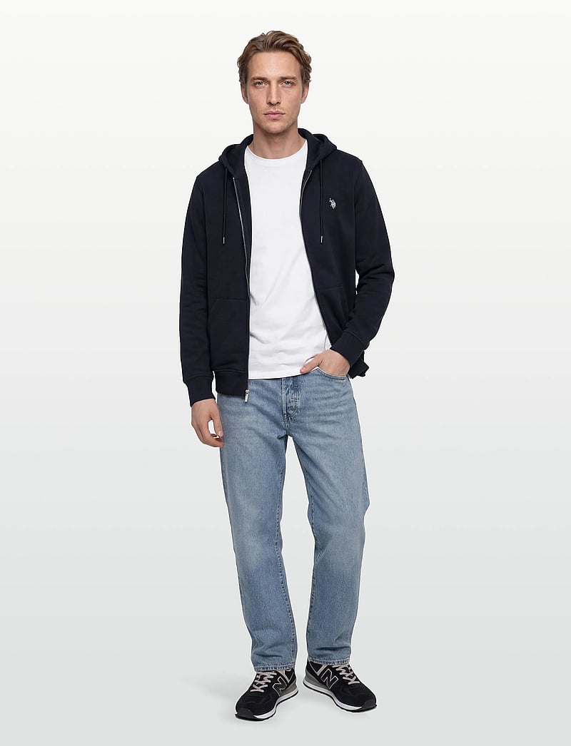 U.S. Polo Assn. - OTTO REG USPA M SWEAT - kapuzenpullover - dark sapphire - 0