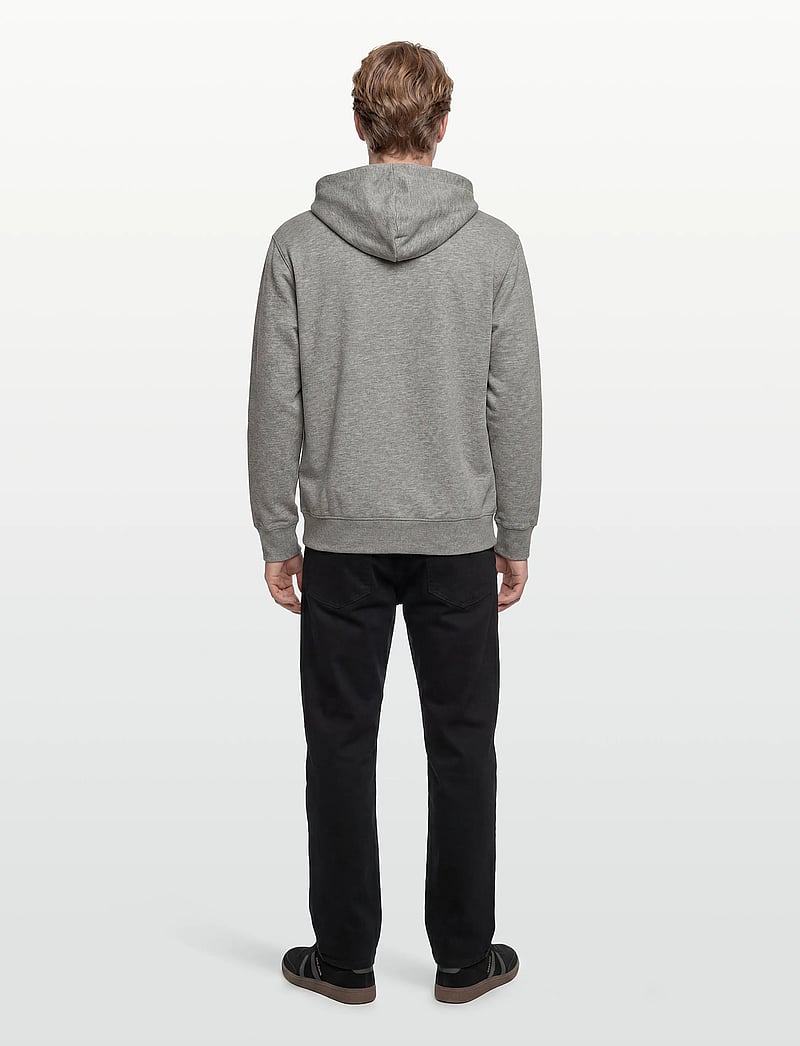 U.S. Polo Assn. - OTTO REG USPA M SWEAT - bluzy z kapturem - greymelange - 4