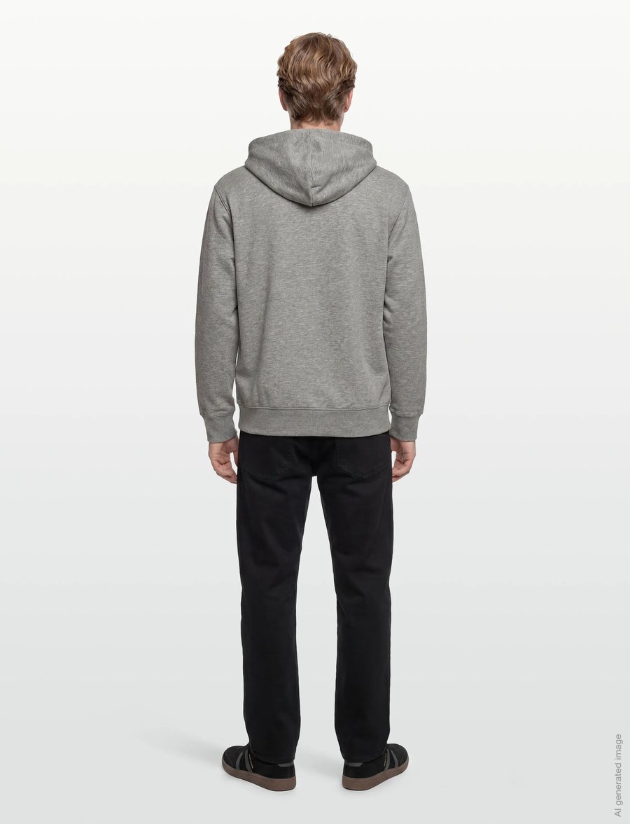 U.S. Polo Assn. - OTTO REG USPA M SWEAT - sweats à capuche - greymelange - 4
