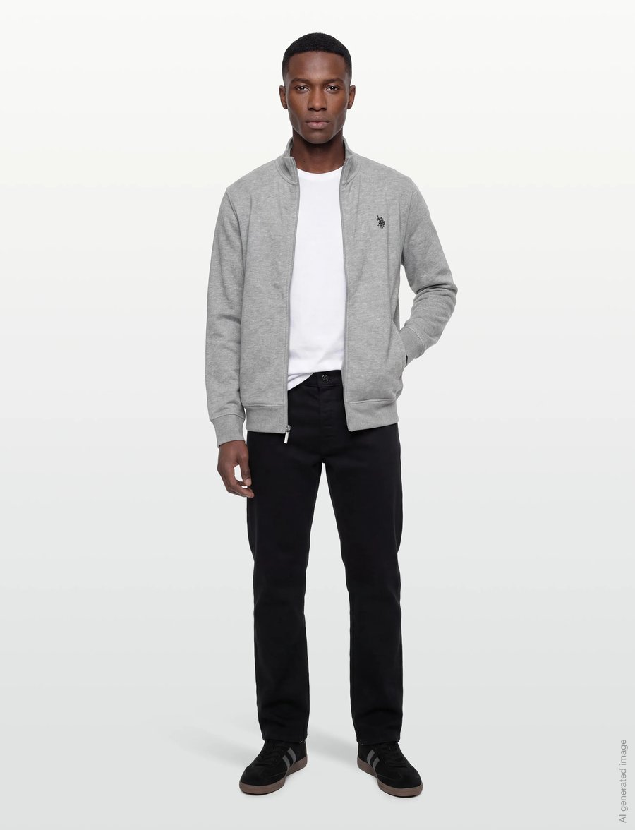 U.S. Polo Assn. - OSCAR REG USPA M SWEAT - kollektionen - greymelange - 0