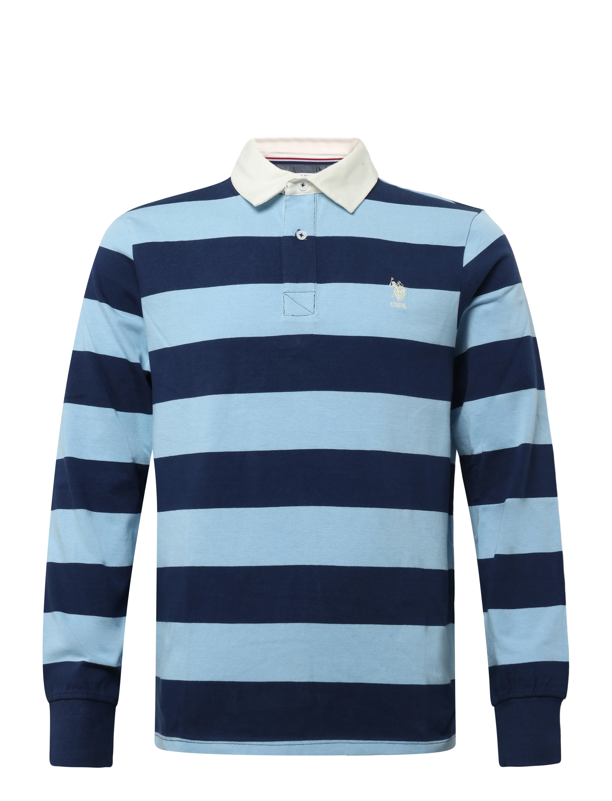 U.S. Polo Assn. TARIK REG LS HJ USPA M POLO - Pikkade varrukatega polod - PLACID BLUE / blue