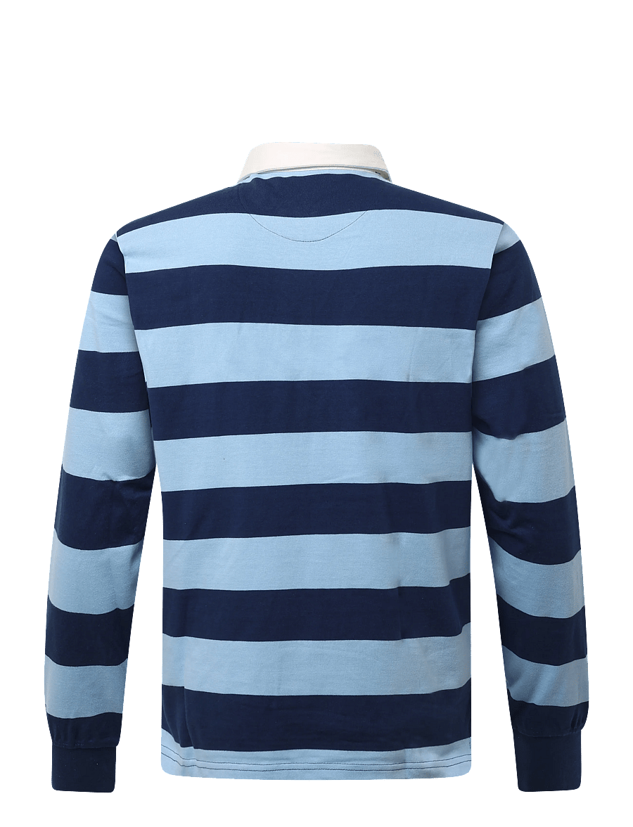U.S. Polo Assn. - TARIK REG LS HJ USPA M POLO - långärmade stickade pikétröjor - placid blue - 1