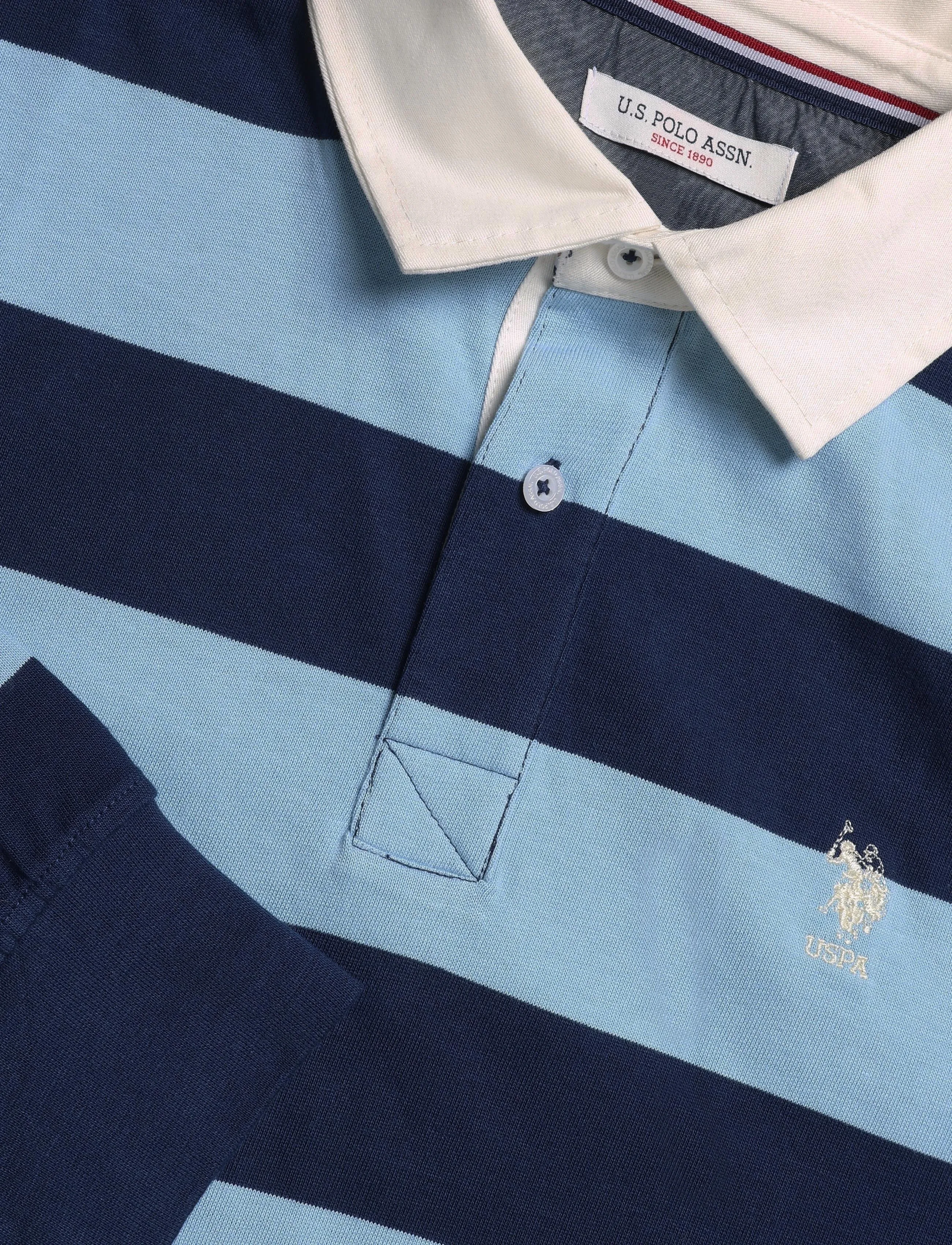 U.S. Polo Assn. - TARIK REG LS HJ USPA M POLO - placid blue - 2