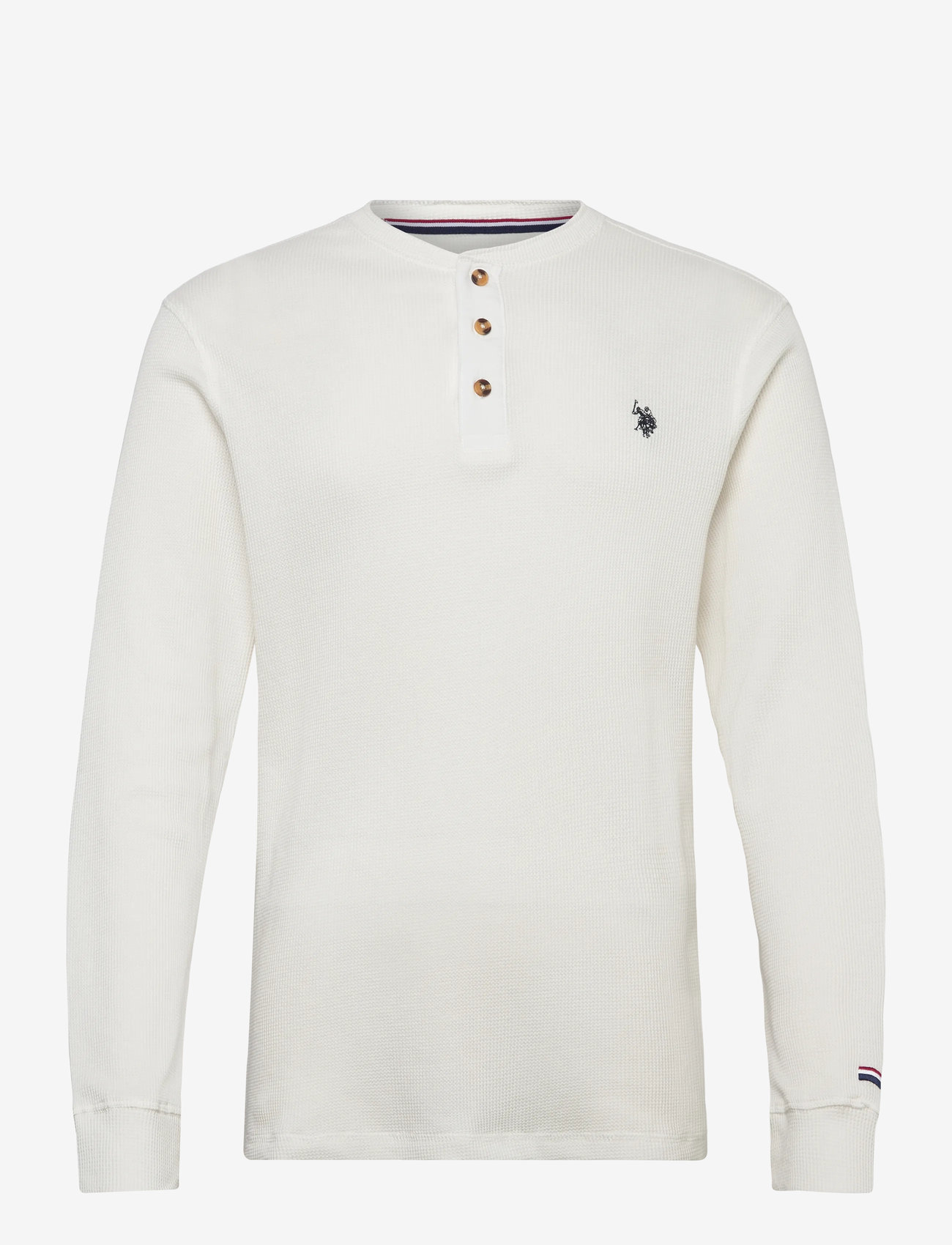 U.S. Polo Assn. - REX REG LS WK USPA M TEE - langärmelig - cloud dancer - 0