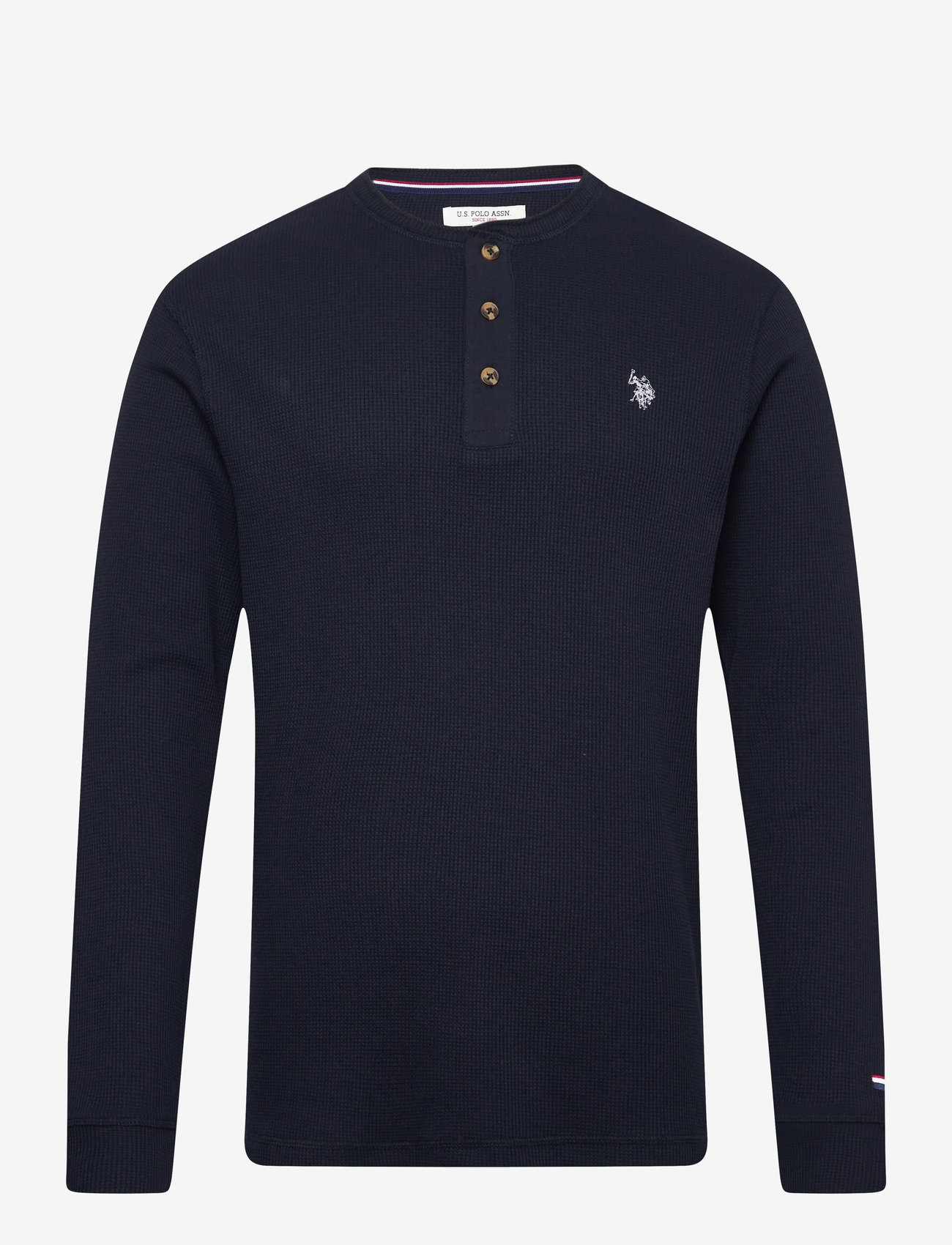 U.S. Polo Assn. - REX REG LS WK USPA M TEE - marškinėliai ilgomis rankovėmis - dark sapphire - 0