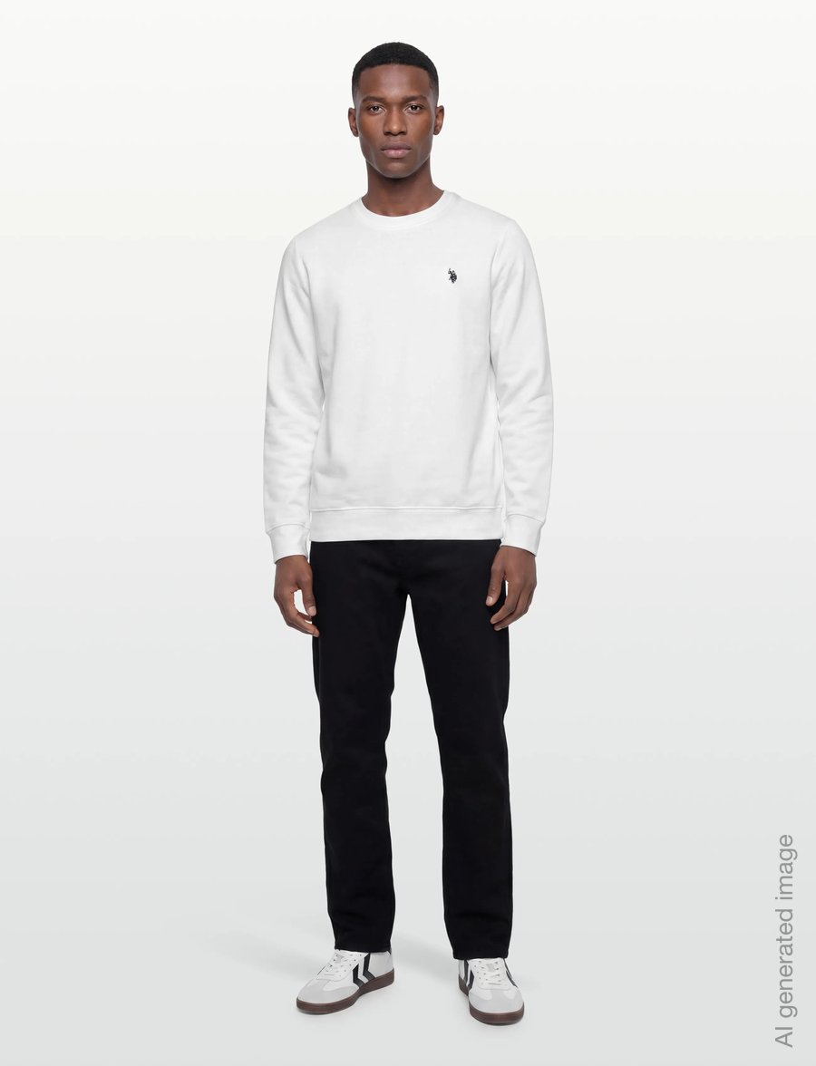 U.S. Polo Assn. - TAIS REG COT PE USPA M SWEAT - sweatshirts - 11-0601tcx white - 0