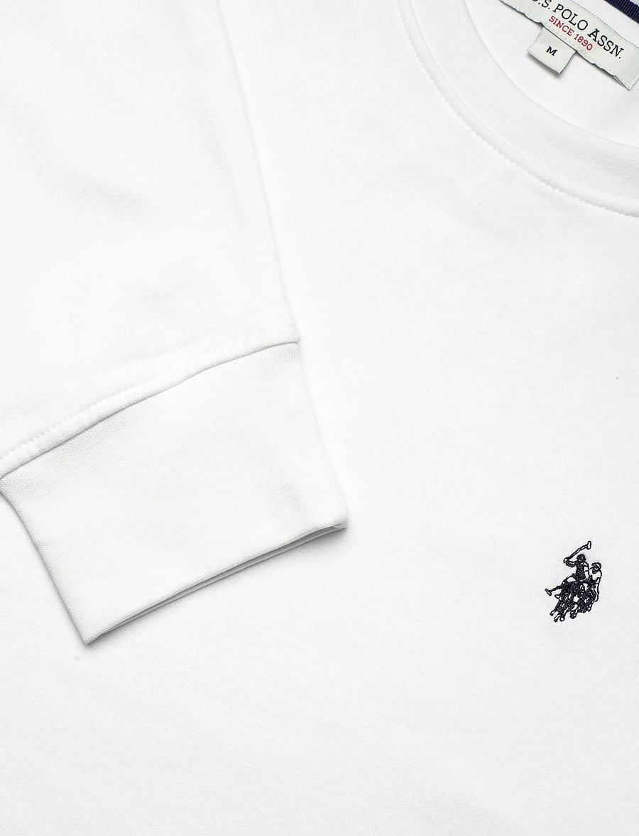 U.S. Polo Assn. - TAIS REG COT PE USPA M SWEAT - sweatshirts - 11-0601tcx white - 5