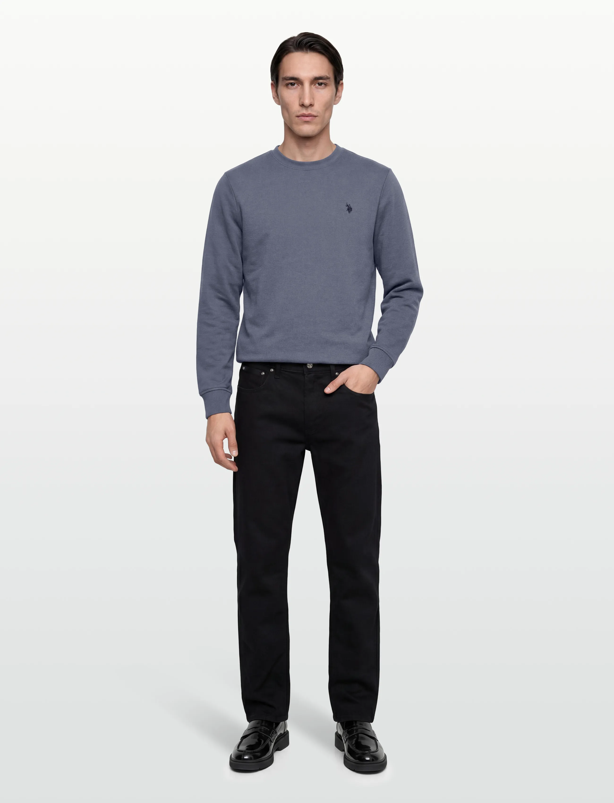 U.S. Polo Assn. TAIS REG COT PE USPA M SWEAT - Campaign - 18-3918TCX CHINA BLUE / blue