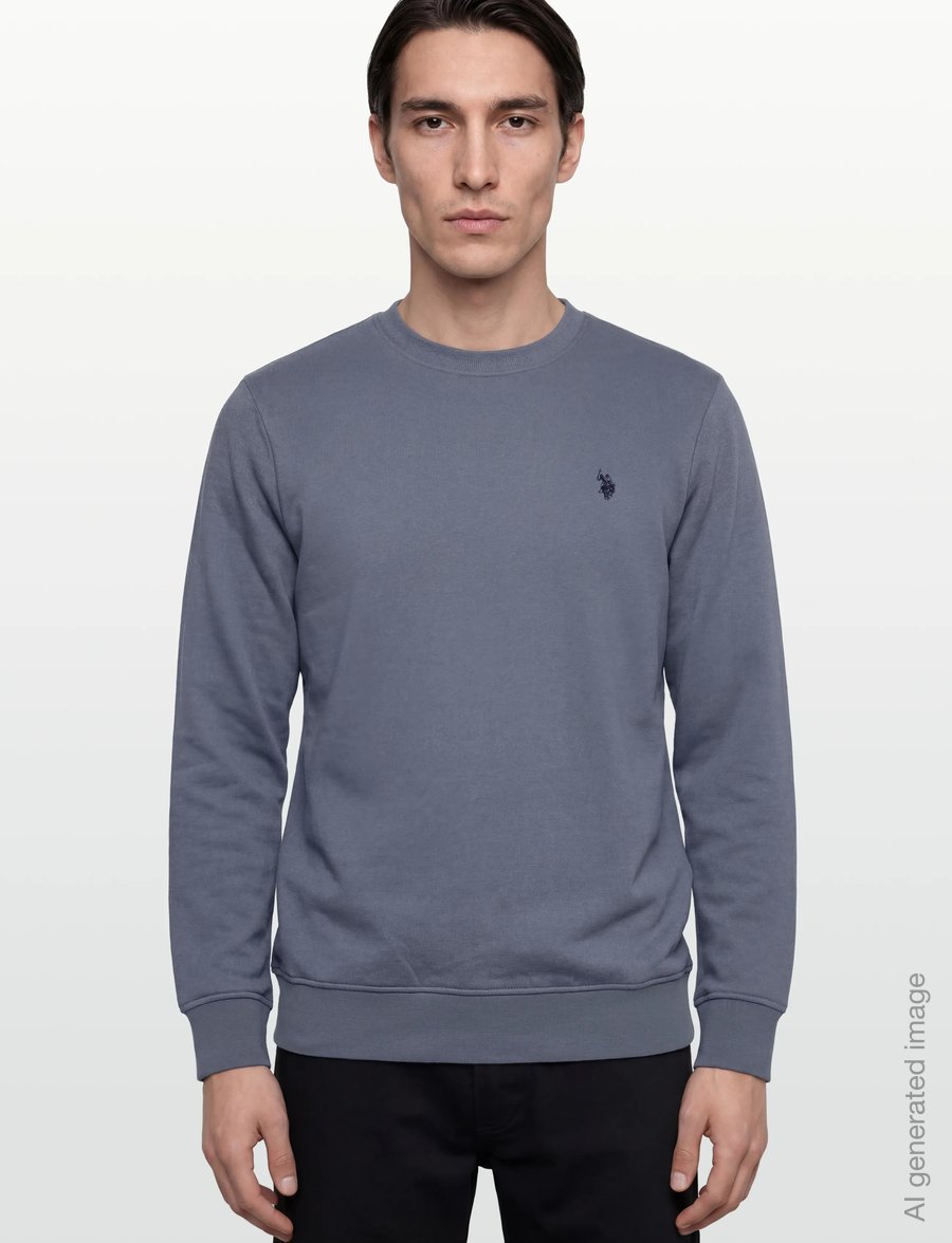 U.S. Polo Assn. - TAIS REG COT PE USPA M SWEAT - sweatshirts - 18-3918tcx china blue - 3