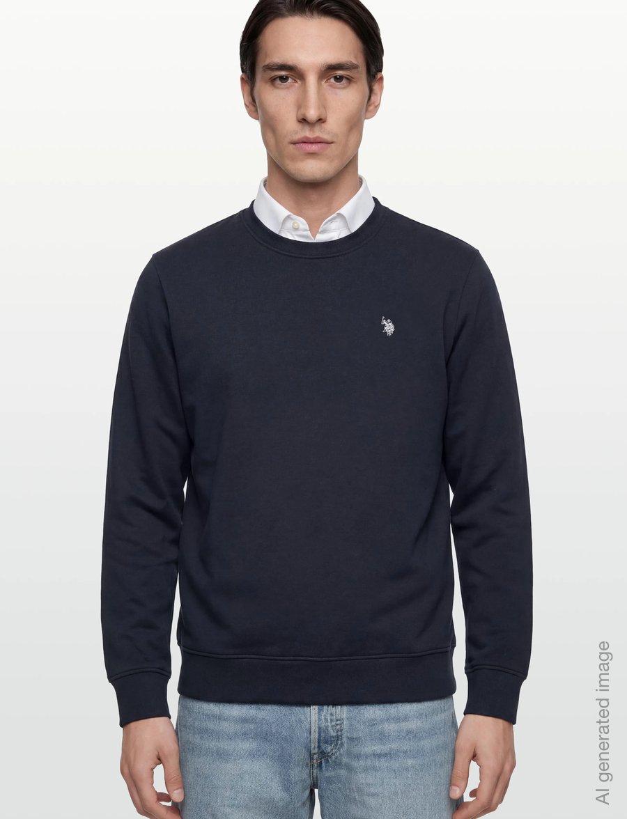 U.S. Polo Assn. - TAIS REG COT PE USPA M SWEAT - sweatshirts - dark sapphire - 3