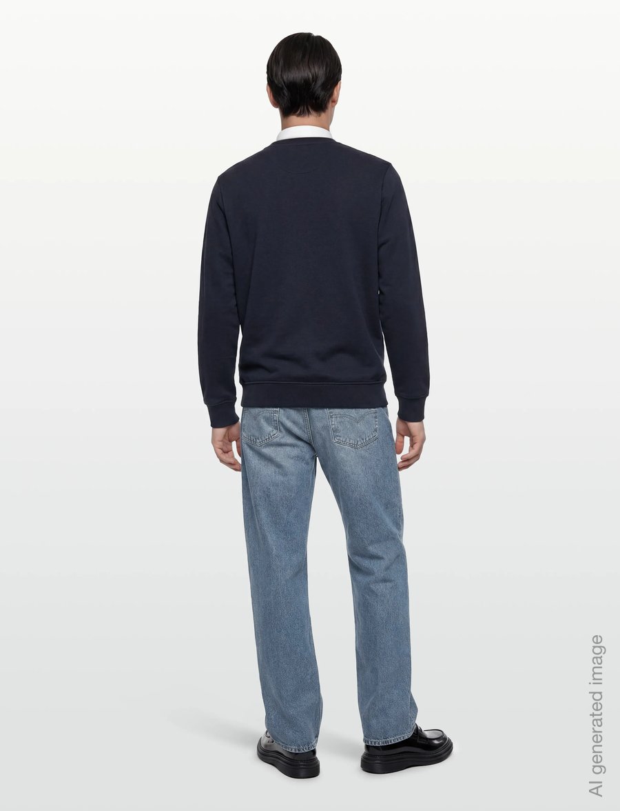 U.S. Polo Assn. - TAIS REG COT PE USPA M SWEAT - sweatshirts - dark sapphire - 4