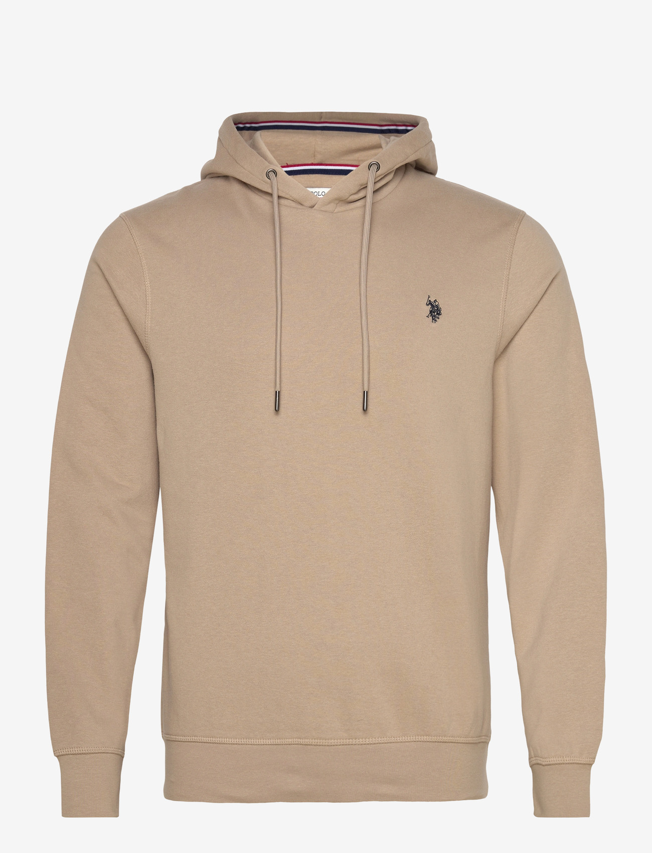 U.S. Polo Assn. - TOKE REG HO COT PE USP M SWEAT - kapuutsiga dressipluusid - 16-1104tcx crockery - 0