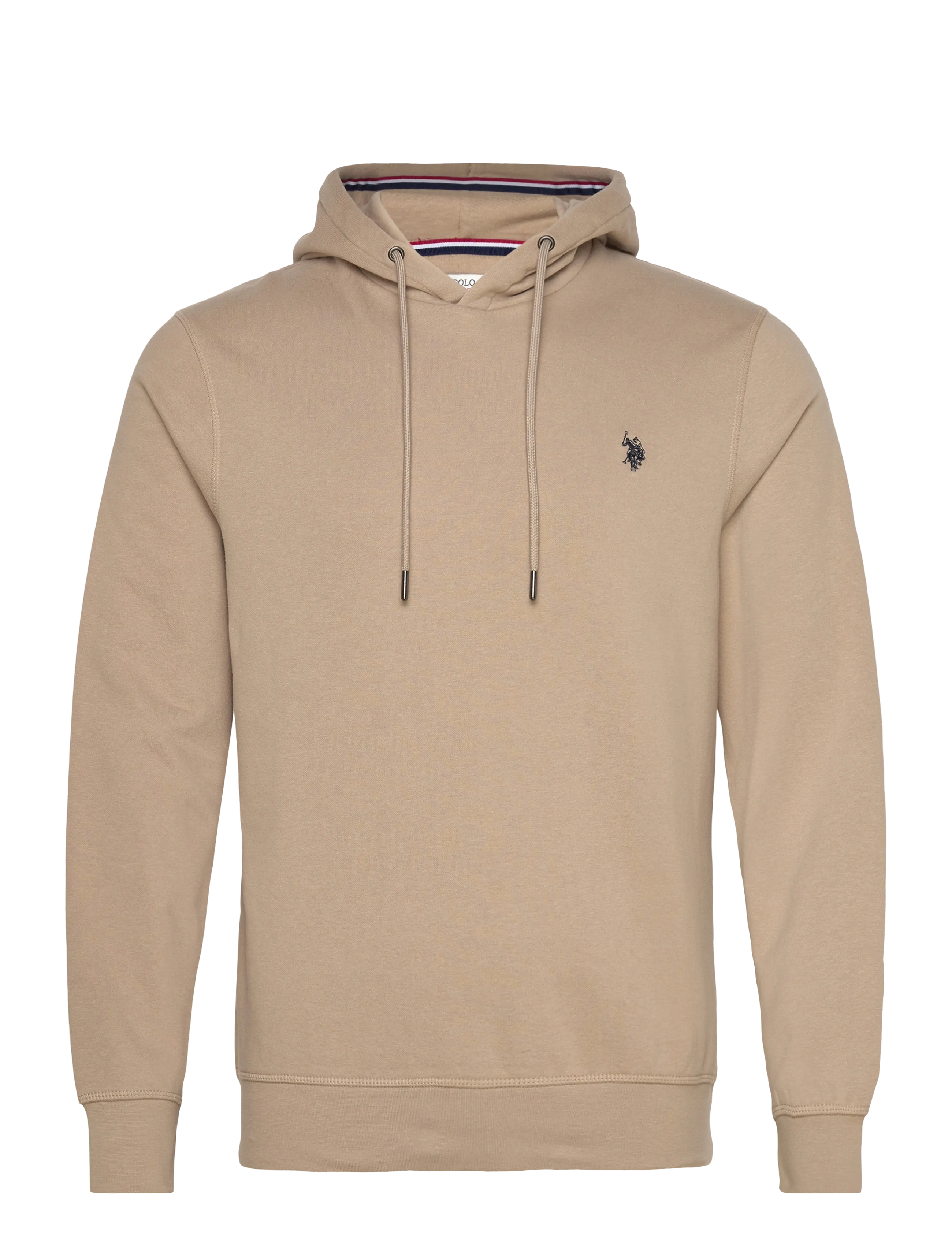 U.S. Polo Assn. TOKE REG HO COT PE USP M SWEAT - Džemperiai - 16-1104TCX CROCKERY / brown