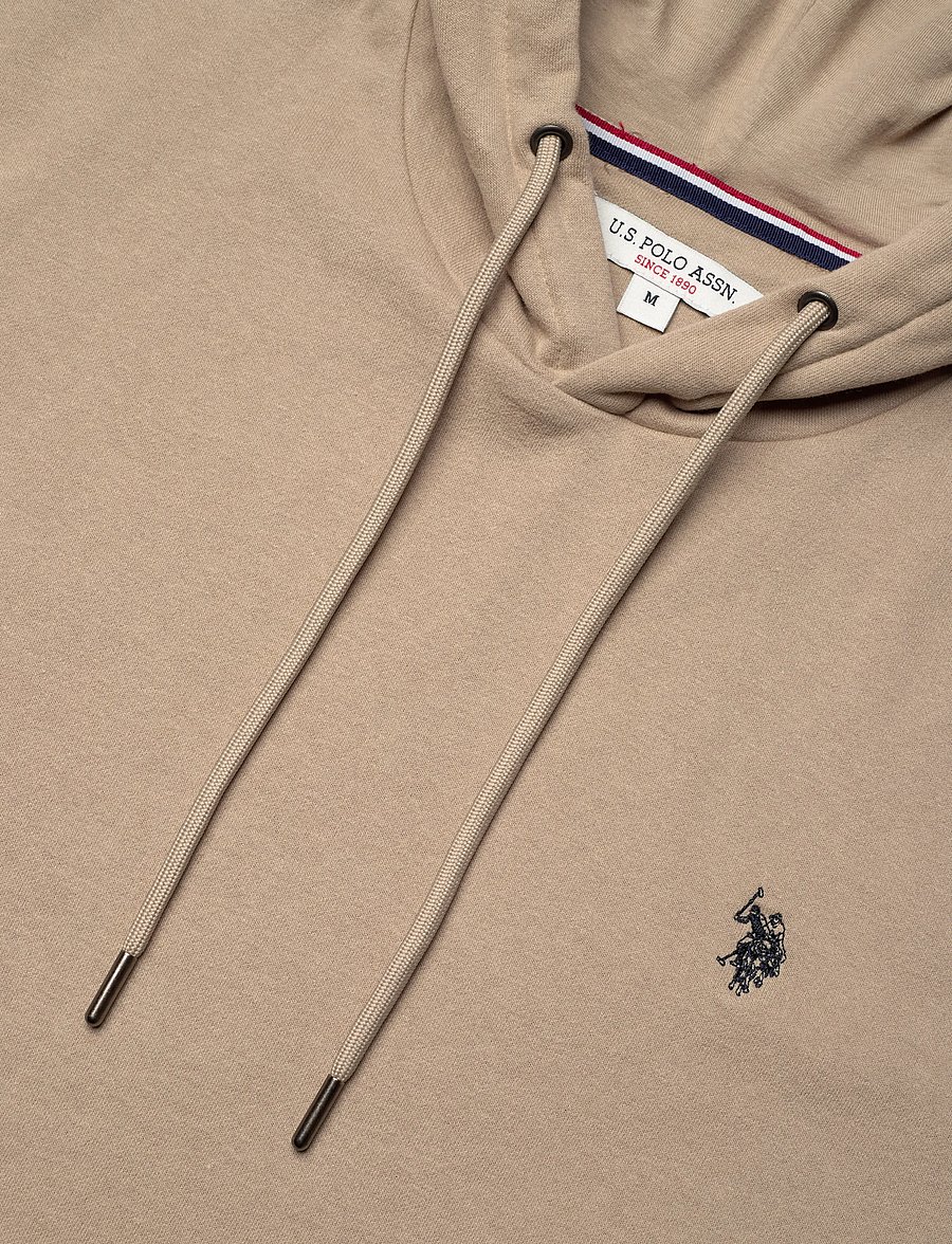 U.S. Polo Assn. - TOKE REG HO COT PE USP M SWEAT - hættetrøjer - 16-1104tcx crockery - 5