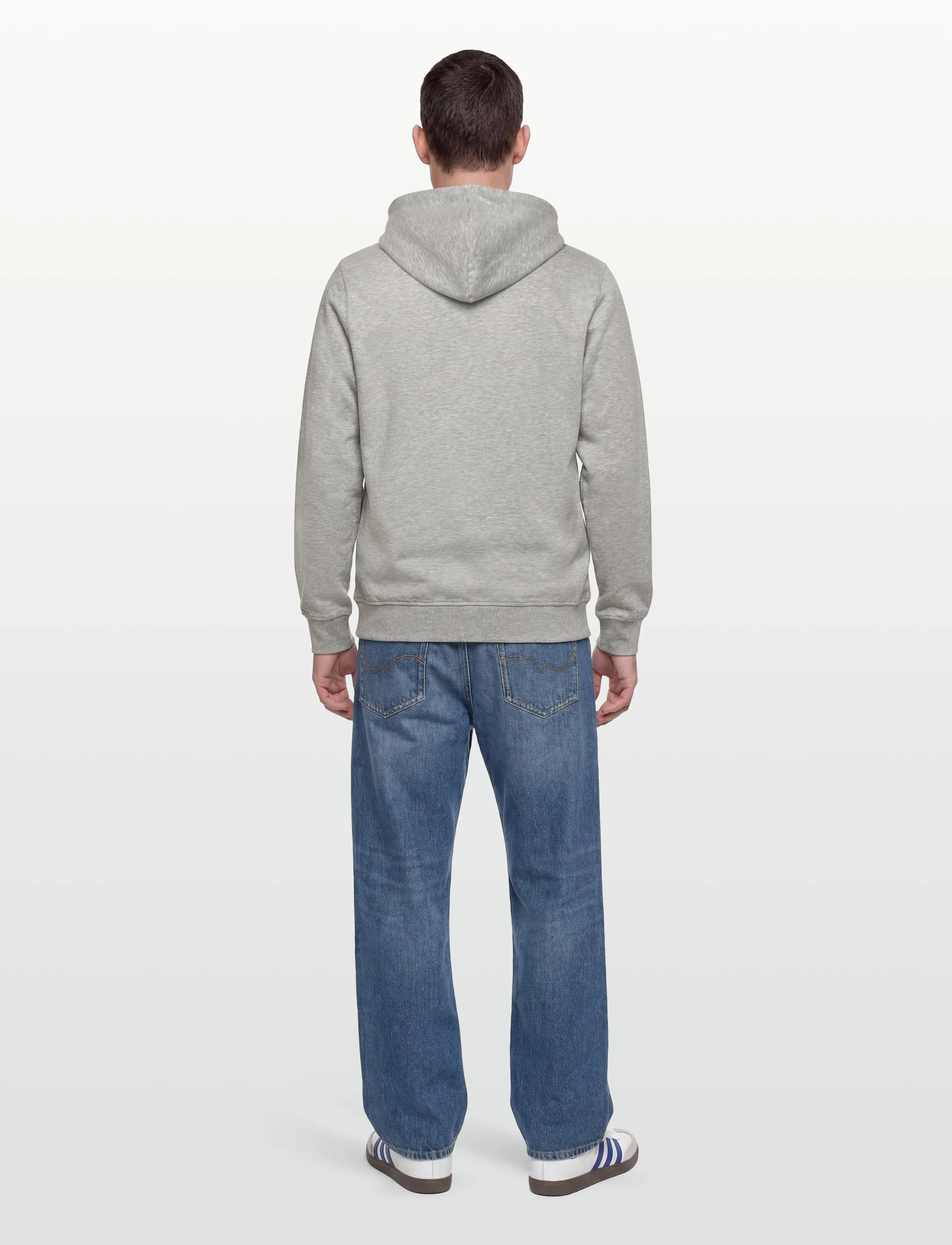 U.S. Polo Assn. - TOKE REG HO COT PE USP M SWEAT - kapuutsiga dressipluusid - greymelange - 4