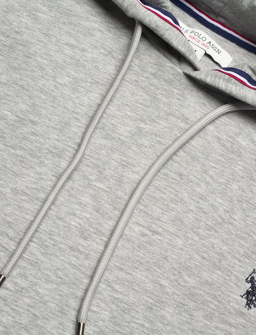 U.S. Polo Assn. - TOKE REG HO COT PE USP M SWEAT - kapuzenpullover - greymelange - 5
