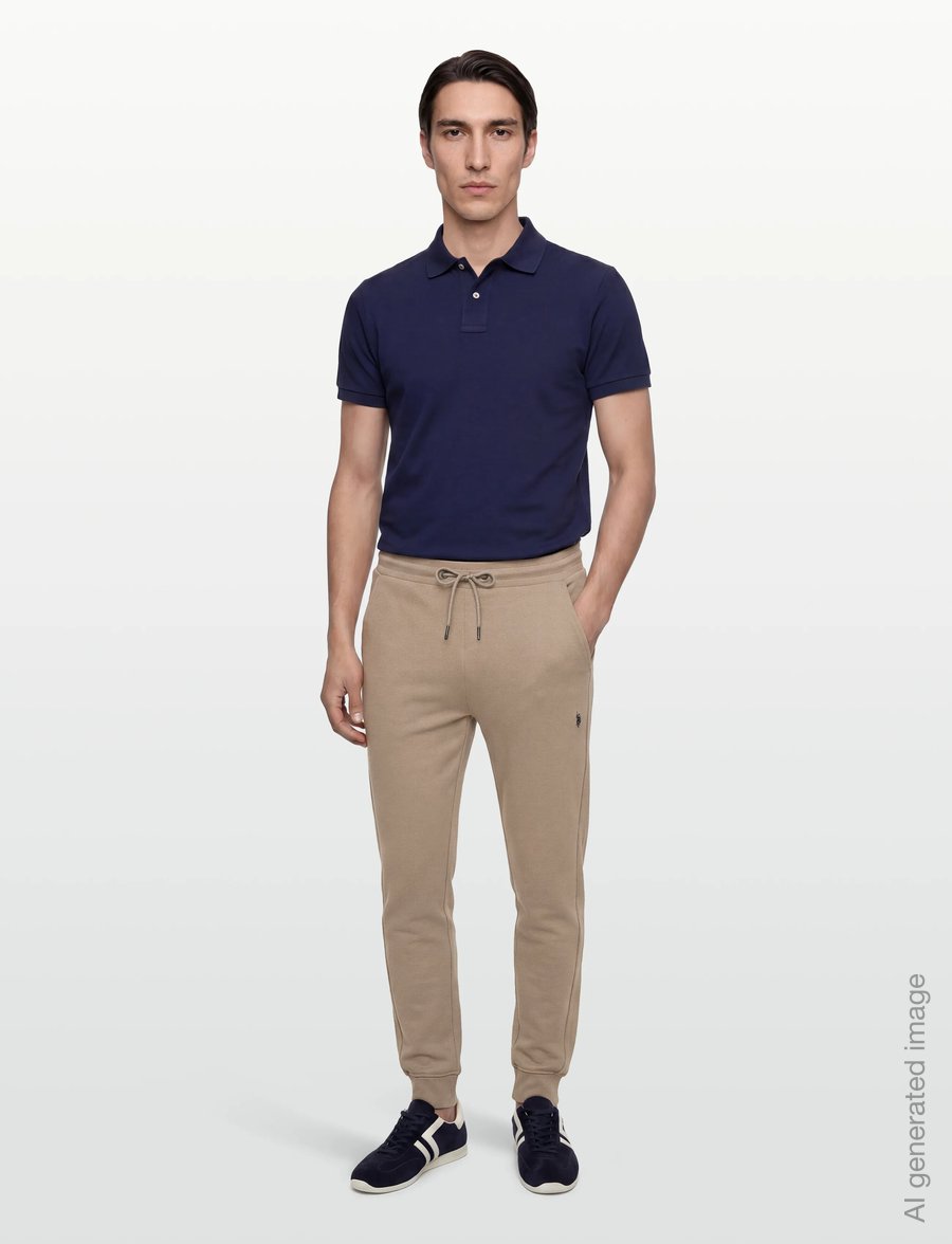 U.S. Polo Assn. - TERKEL REG COT PE USPA M SWP - verryttelyhousut - 16-1104tcx crockery - 0