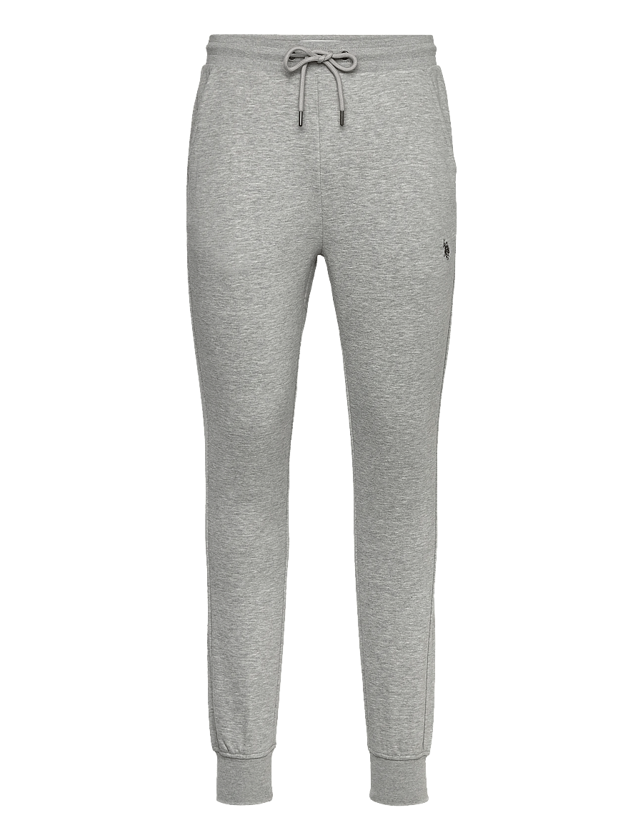 U.S. Polo Assn. - TERKEL REG COT PE USPA M SWP - pantalons - greymelange - 0