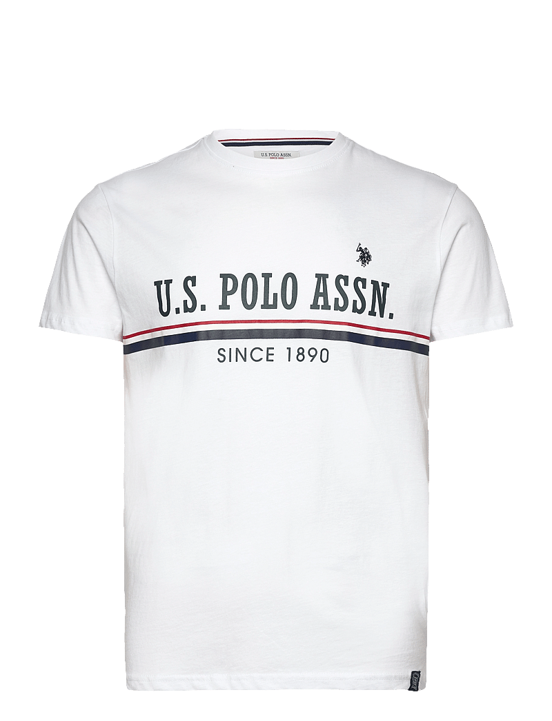 U.S. Polo Assn. - ANNIV 1 REG USPA UNI TEE - kurzärmelig - white - 0