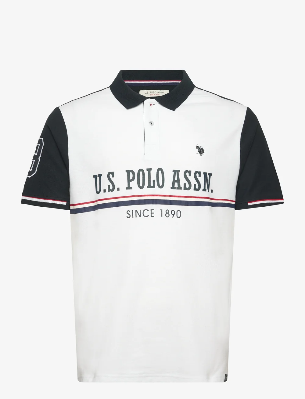 U.S. Polo Assn. - ANNIV 4 REG USPA UNI POLO - stutterma polo - white - 0