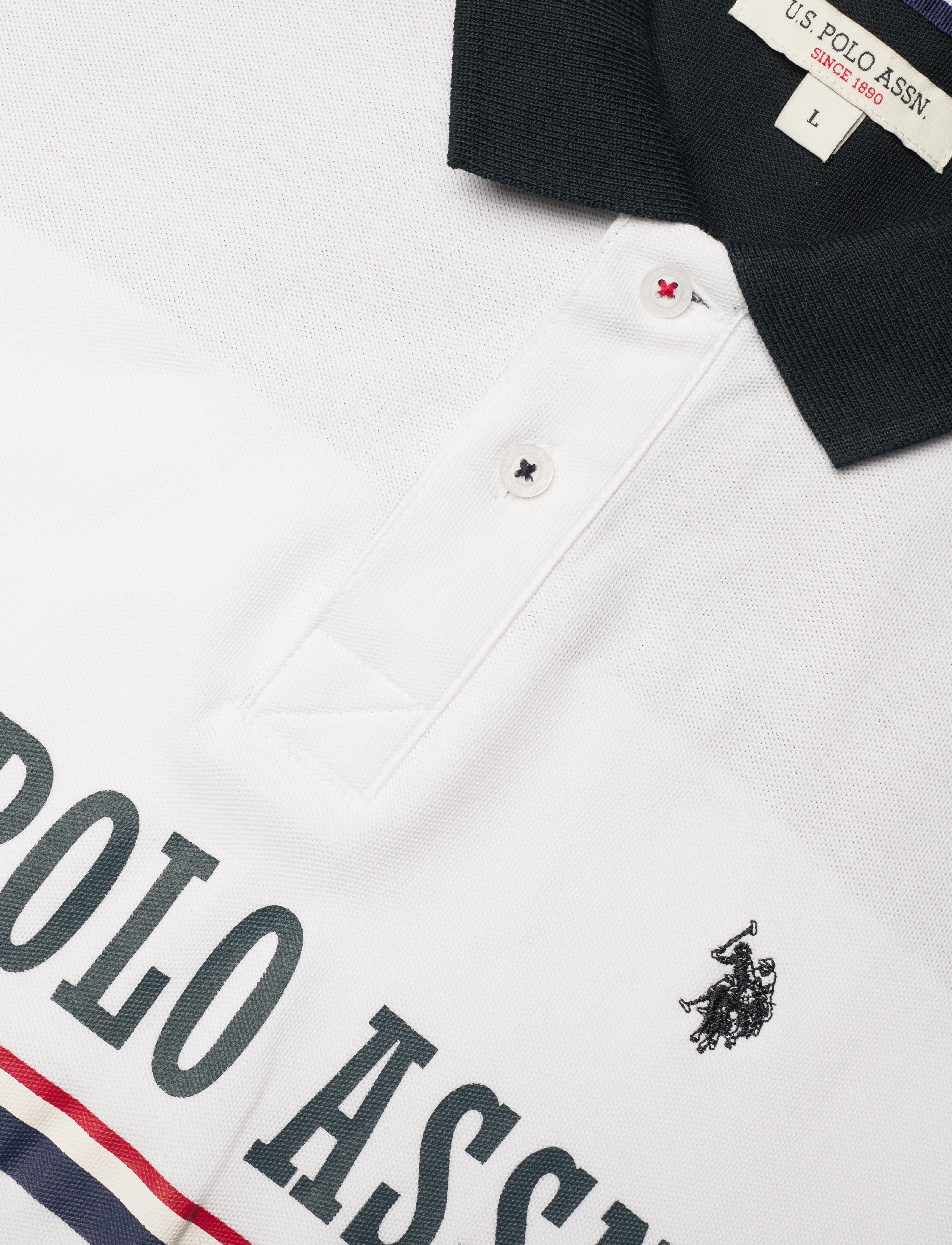 U.S. Polo Assn. - ANNIV 4 REG USPA UNI POLO - white - 2