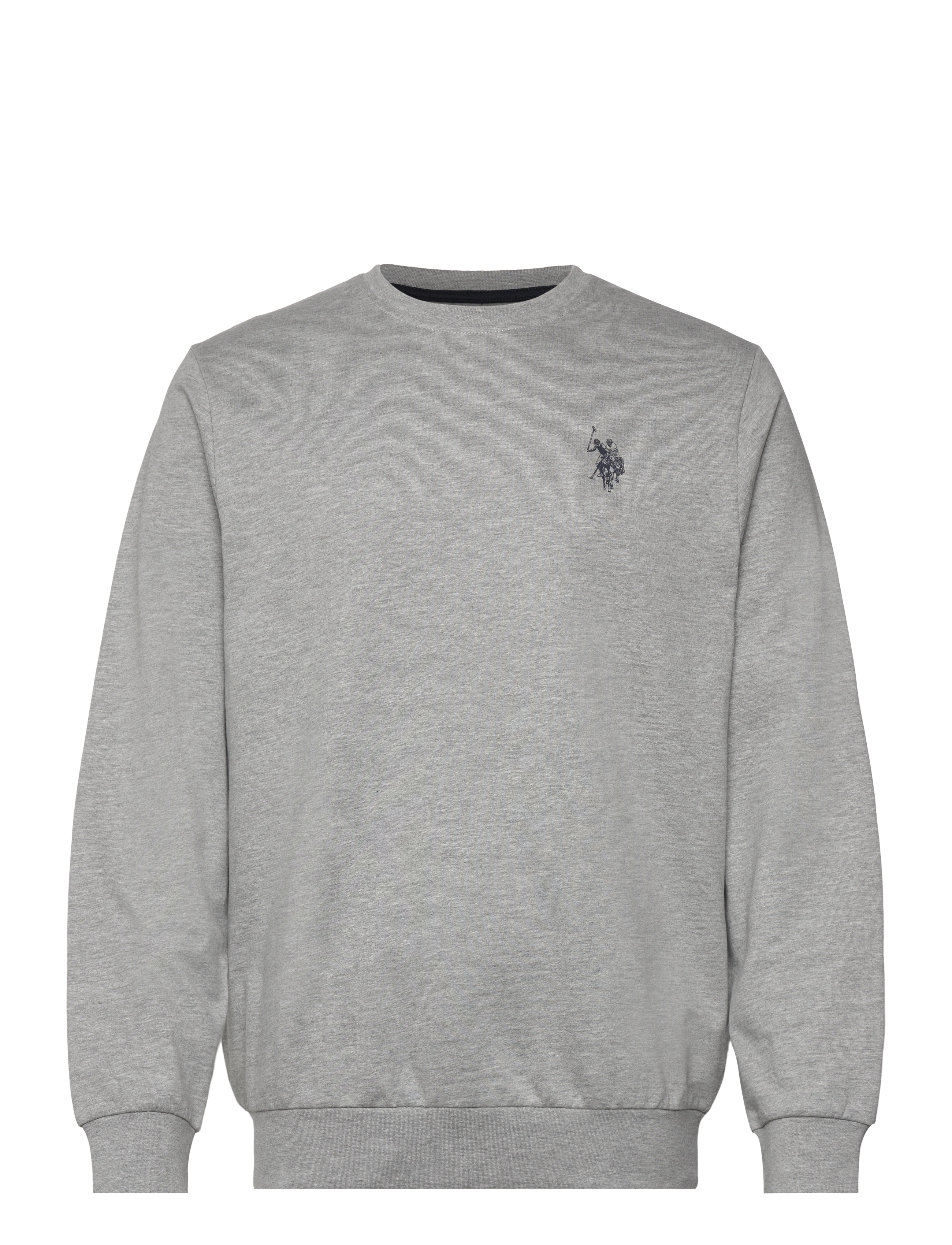U.S. Polo Assn. BIRK REG CW USPA M SWEAT - U.S. Polo Assn. - GREY MÉLANGE / grey