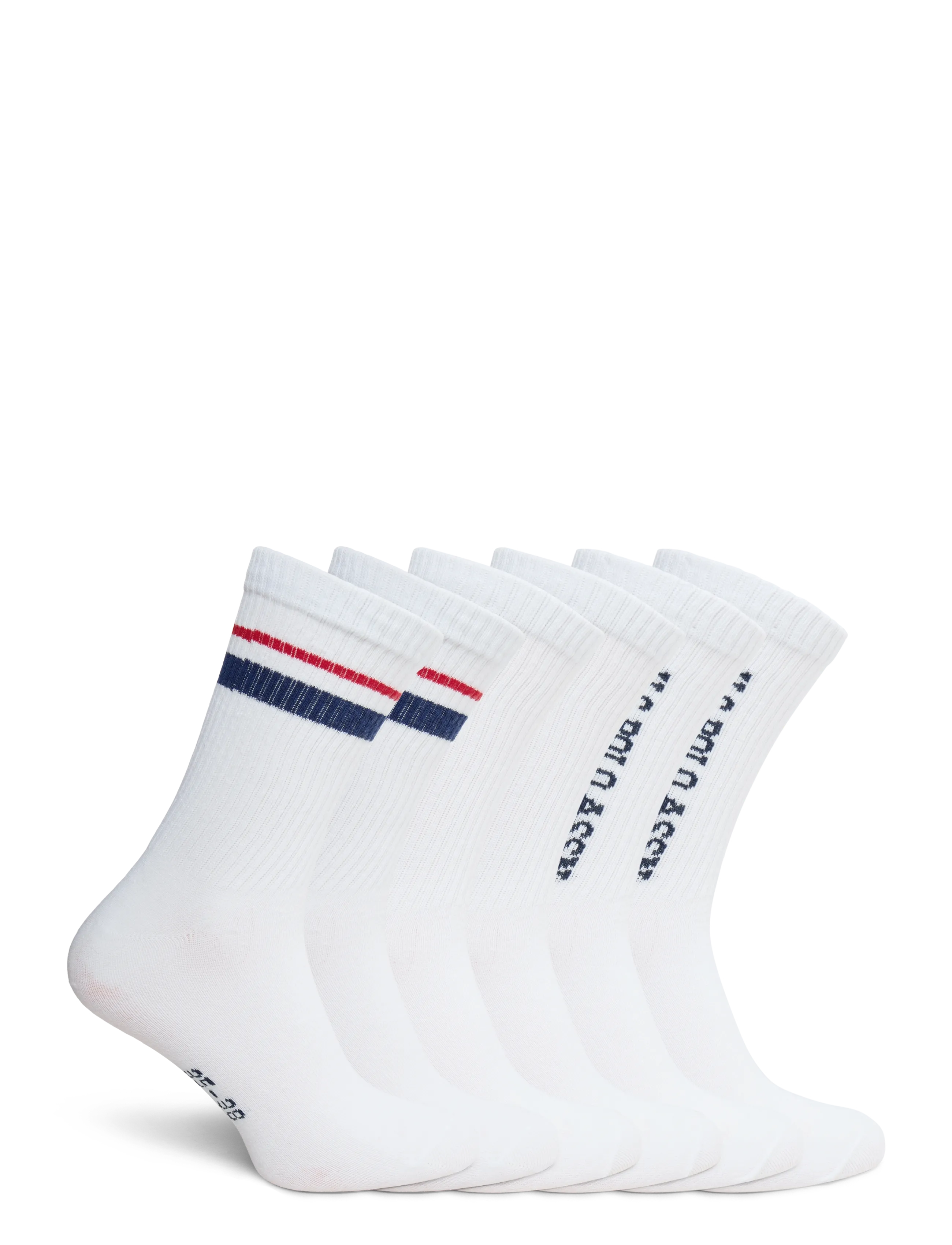 U.S. Polo Assn. - BO 6 PK SOCKS USPA M ACC - laagste prijzen - white - 1
