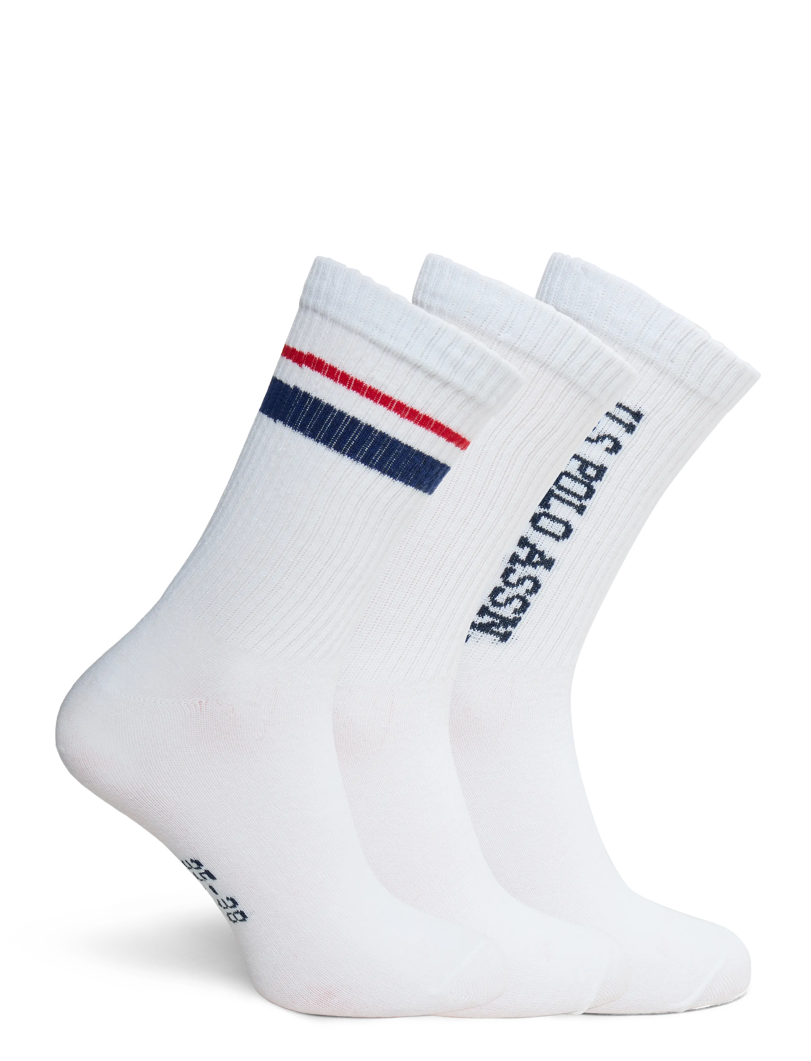 U.S. Polo Assn. - BO 6 PK SOCKS USPA M ACC - madalaimad hinnad - white - 1