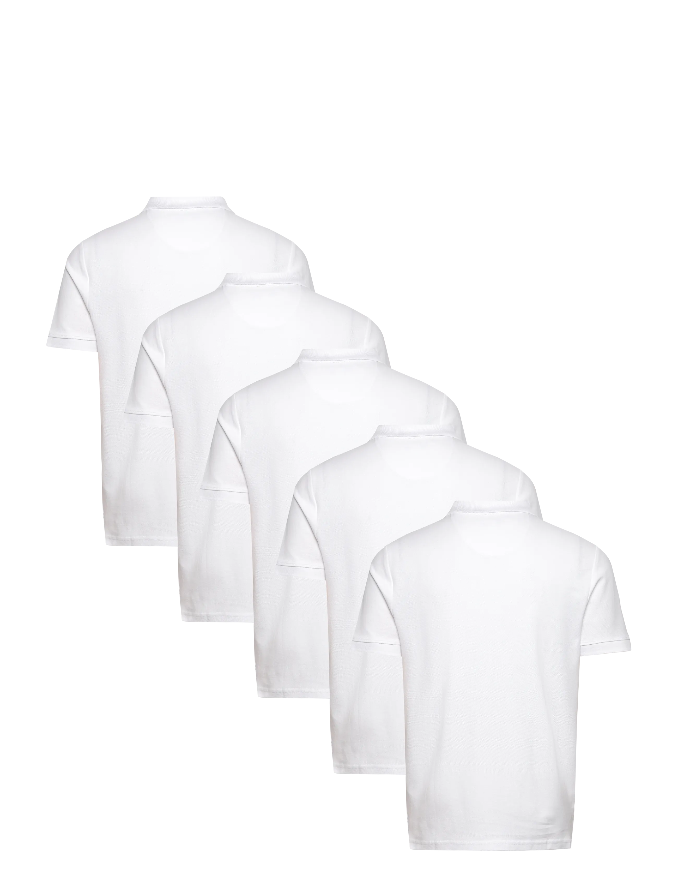 U.S. Polo Assn. - BILLY REG PI 5 PK USPA M POLO - kurzärmelig - bright white x 5 - 1