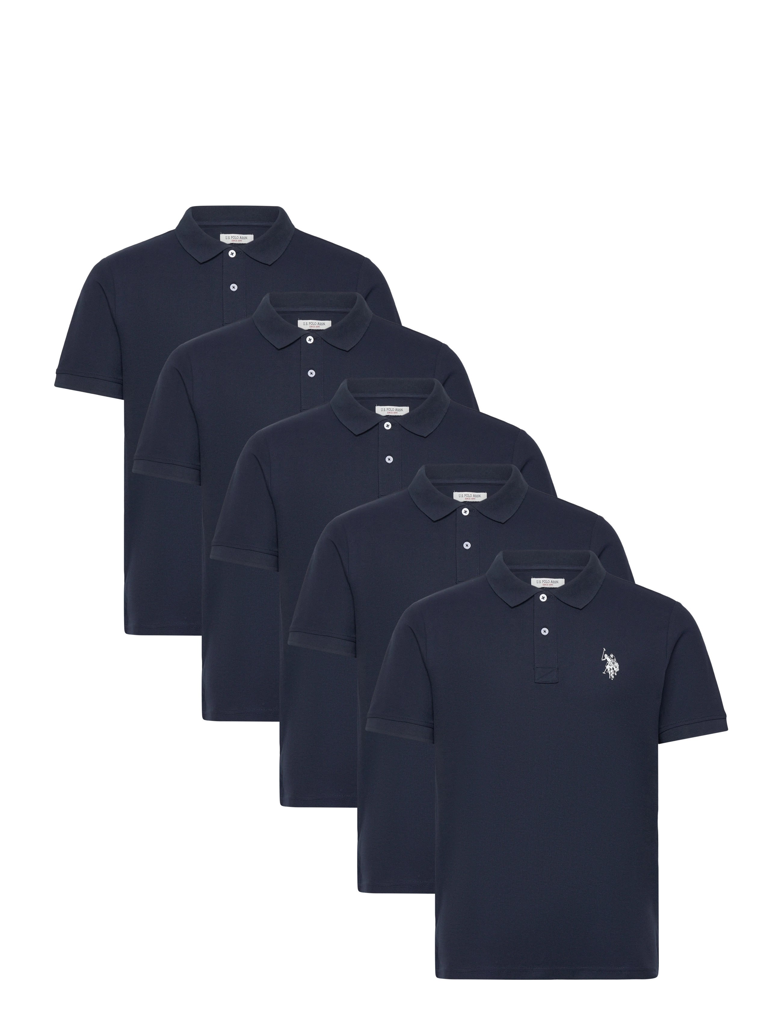 U.S. POLO ASSN. Billy Reg Pi 5 Pk Uspa M Polo Navy - M - Herren