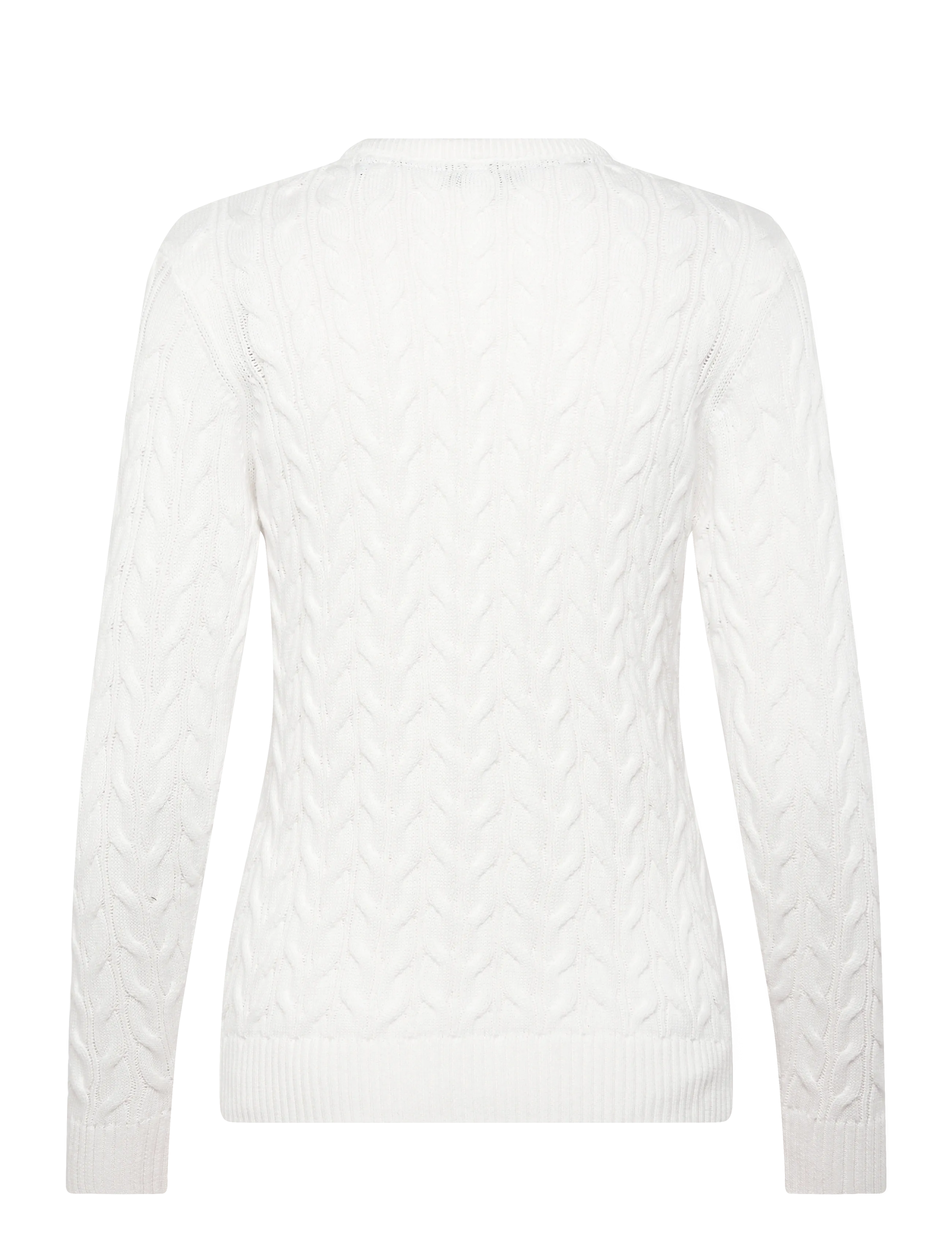 U.S. Polo Assn. - MADELINE REG USPA W KNIT - 11-4201tcx cloud dancer - 1